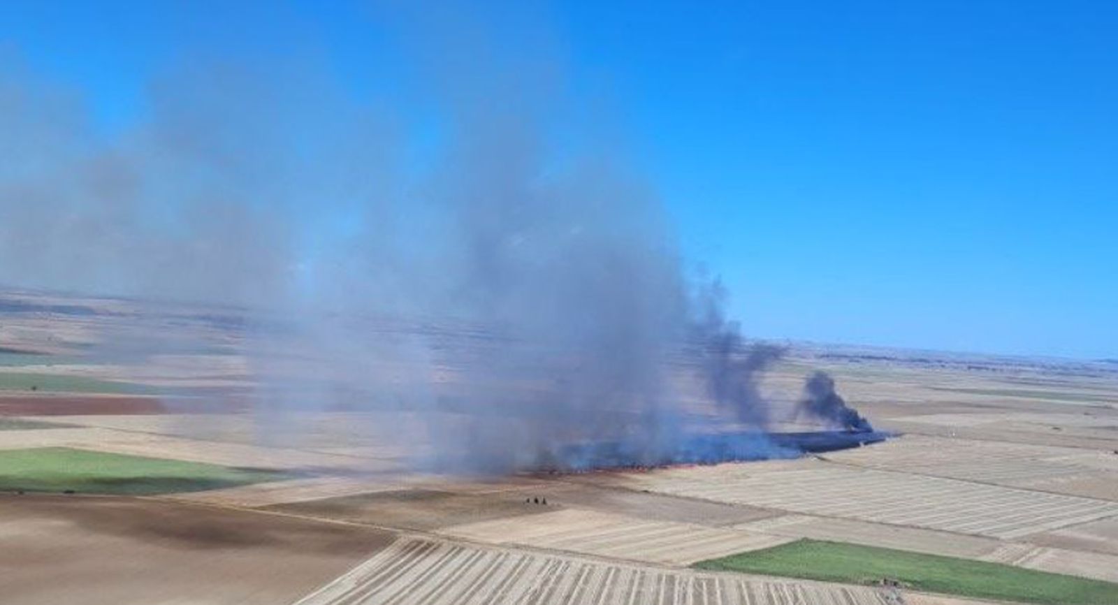 Incendio en Vezdemarbán este lunes