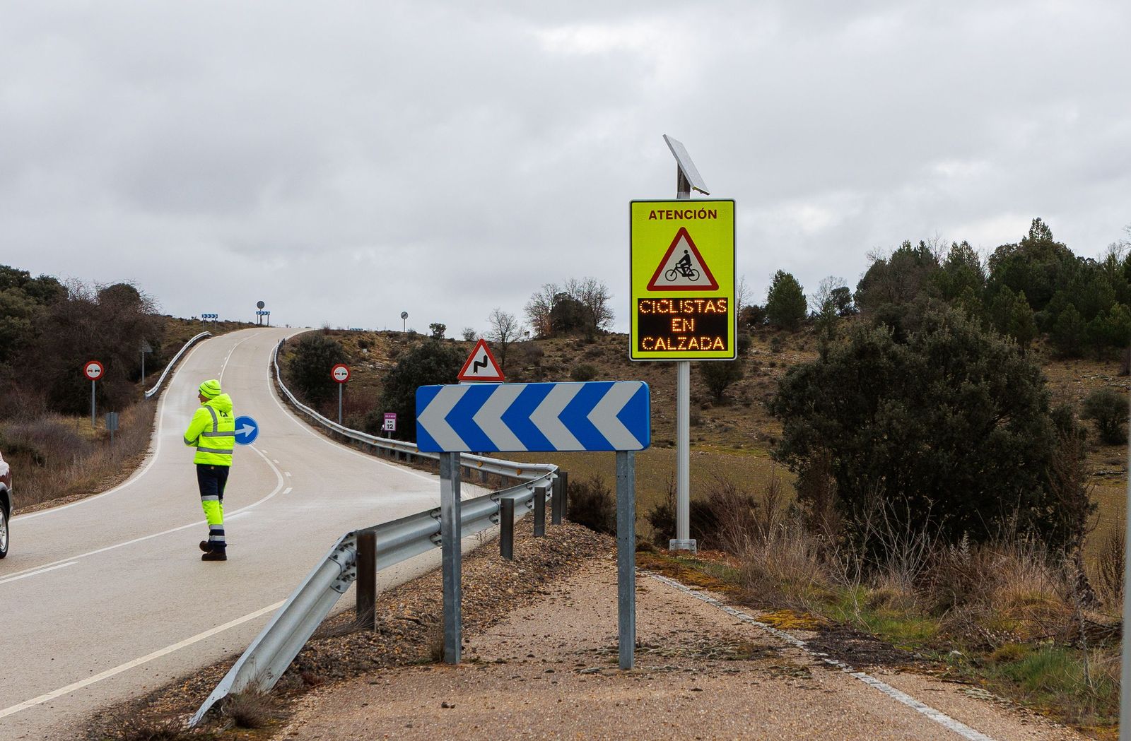 Señales para detectar ciclistas: el proyecto que se extenderá en toda la Comunidad