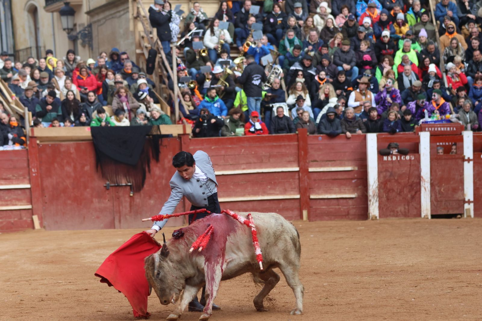 Novillada sin picadores del bolsín taurino y rejones en Ciudad Rodrigo