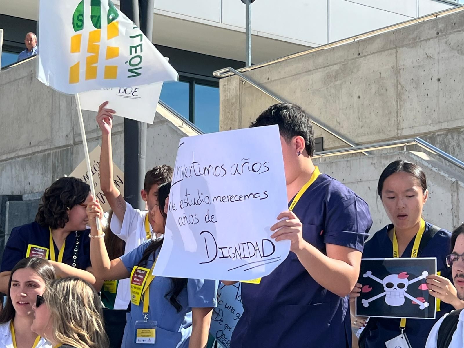 Huelga de médicos contra el borrador de Estatuto Marco en Salamanca 3 de octubre