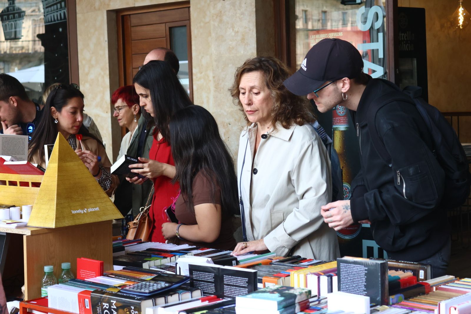 Día del Libro en la Plaza Mayor de Salamanca