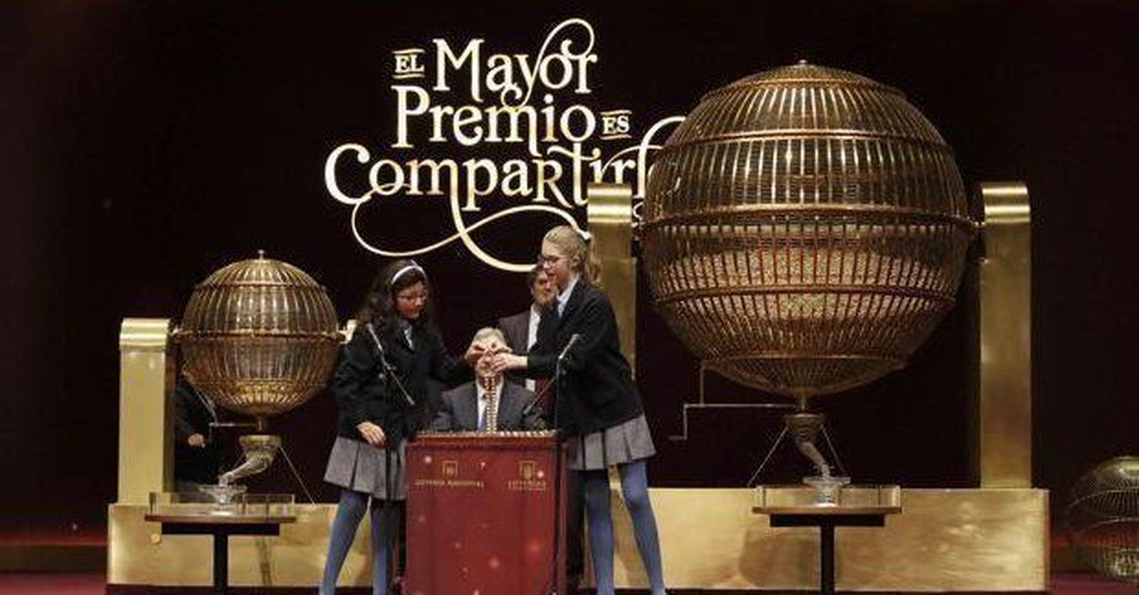 Imagen de archivo del sorteo de la loteria de navidad