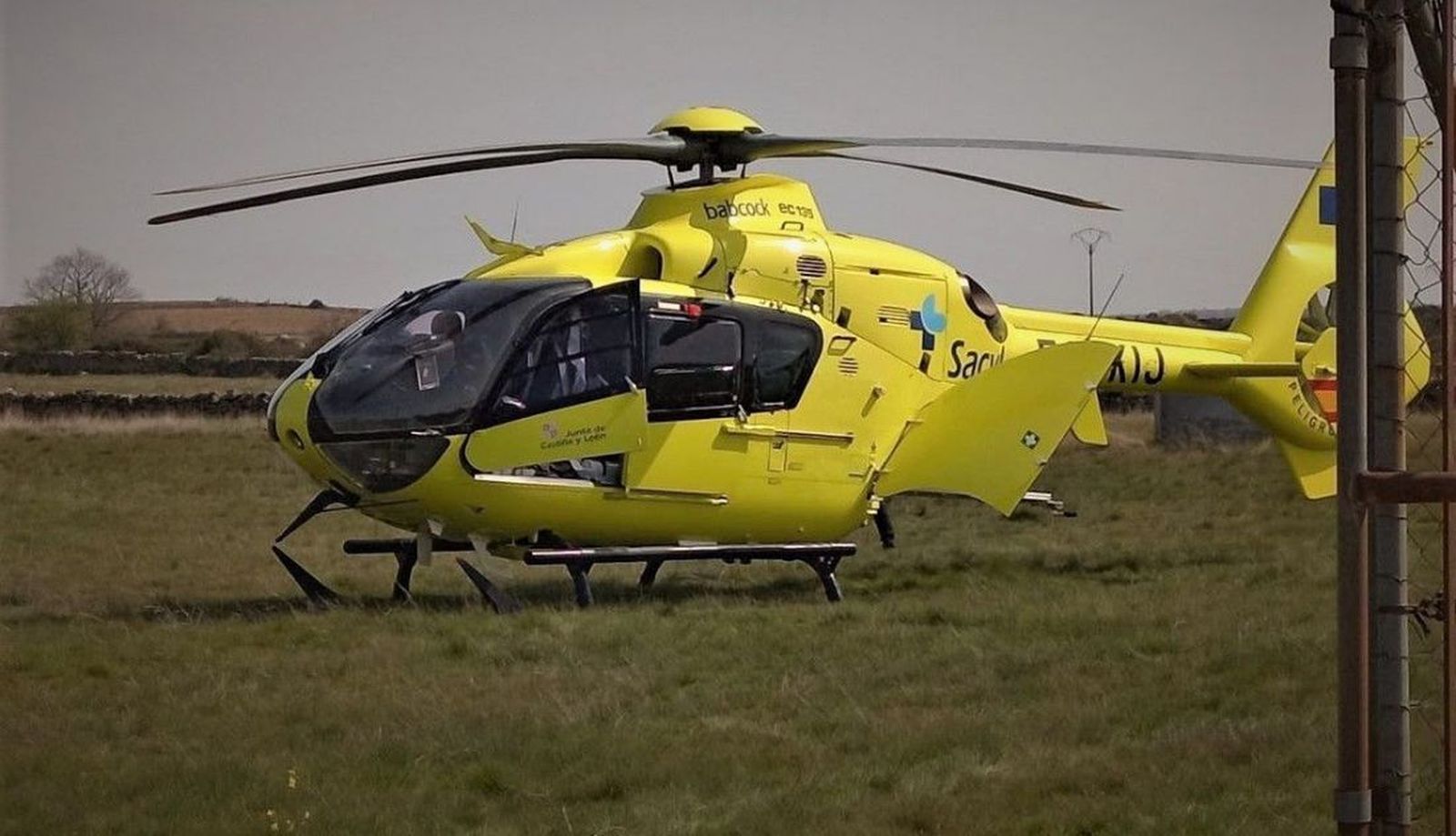 Helicóptero de Sacyl