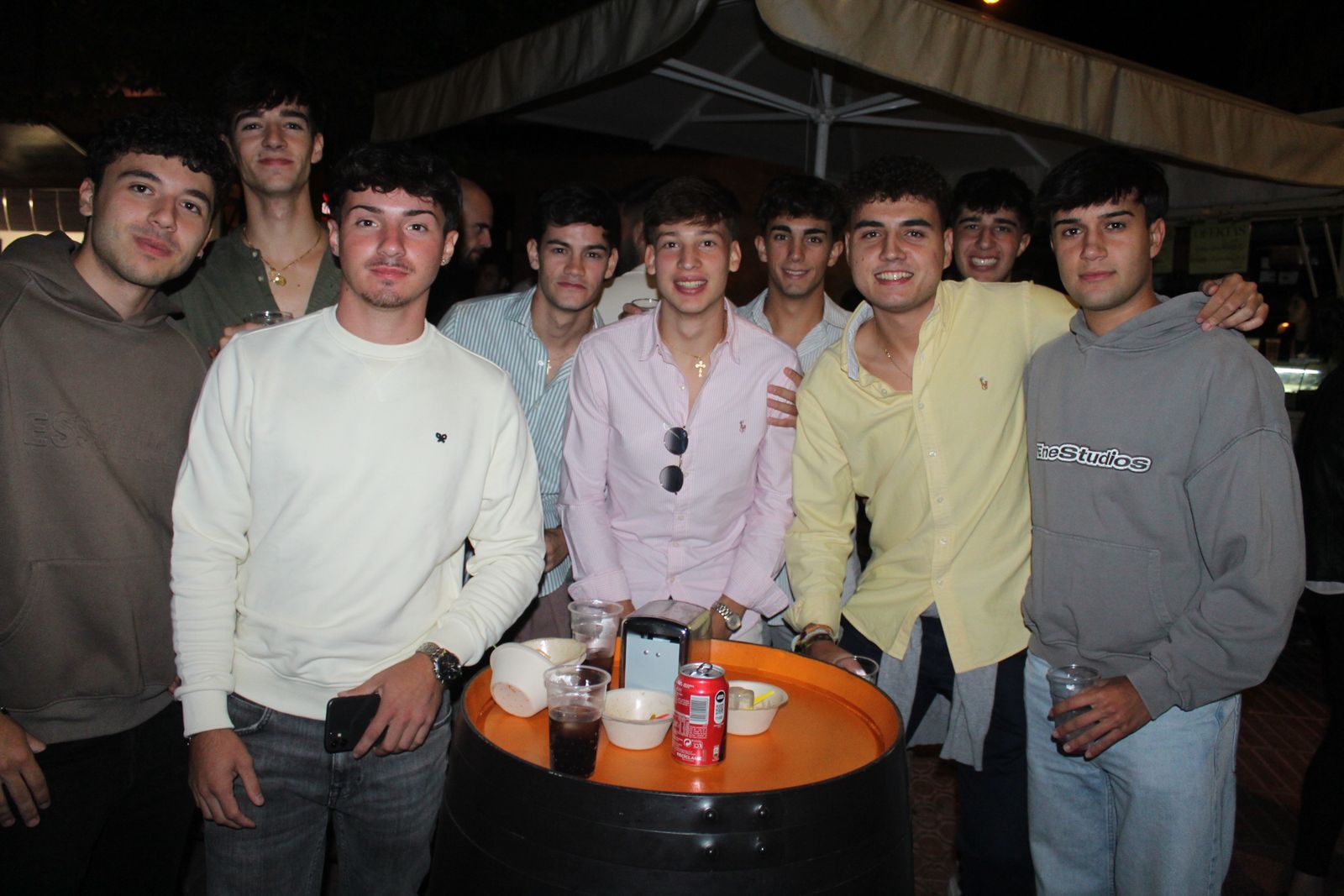 Ambiente en la Feria de Día en la tarde de este