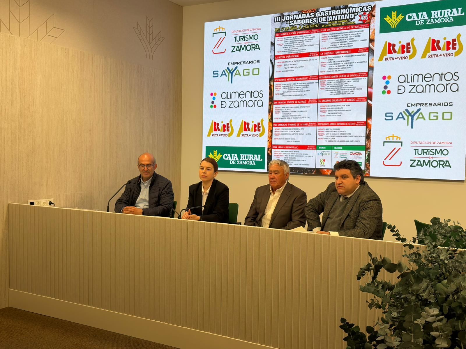 Presentación de las jornadas gastronómicas Sabores de Antaño