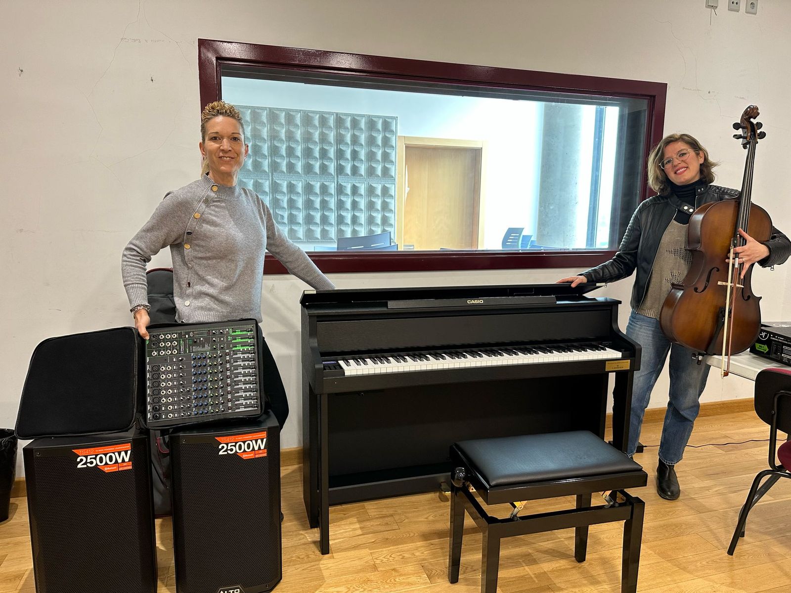 Presentación nuevos instrumentos escuela de música de Villamayor