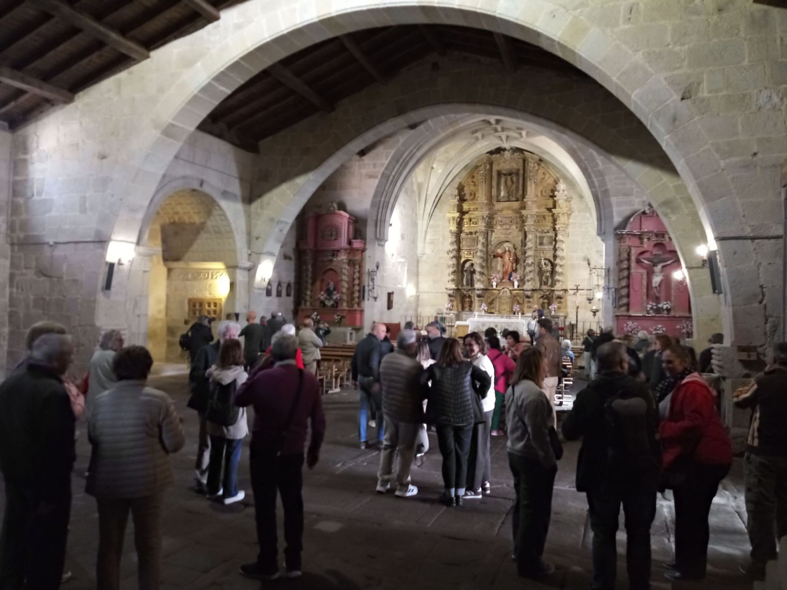 Visita a la Iglesia de Guadramiro en el Encuentro Transfronterizo