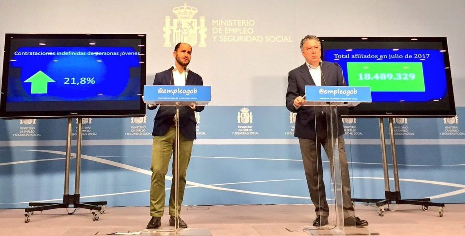 "El 73% de los asalariados en España tiene un contrato indefinido"