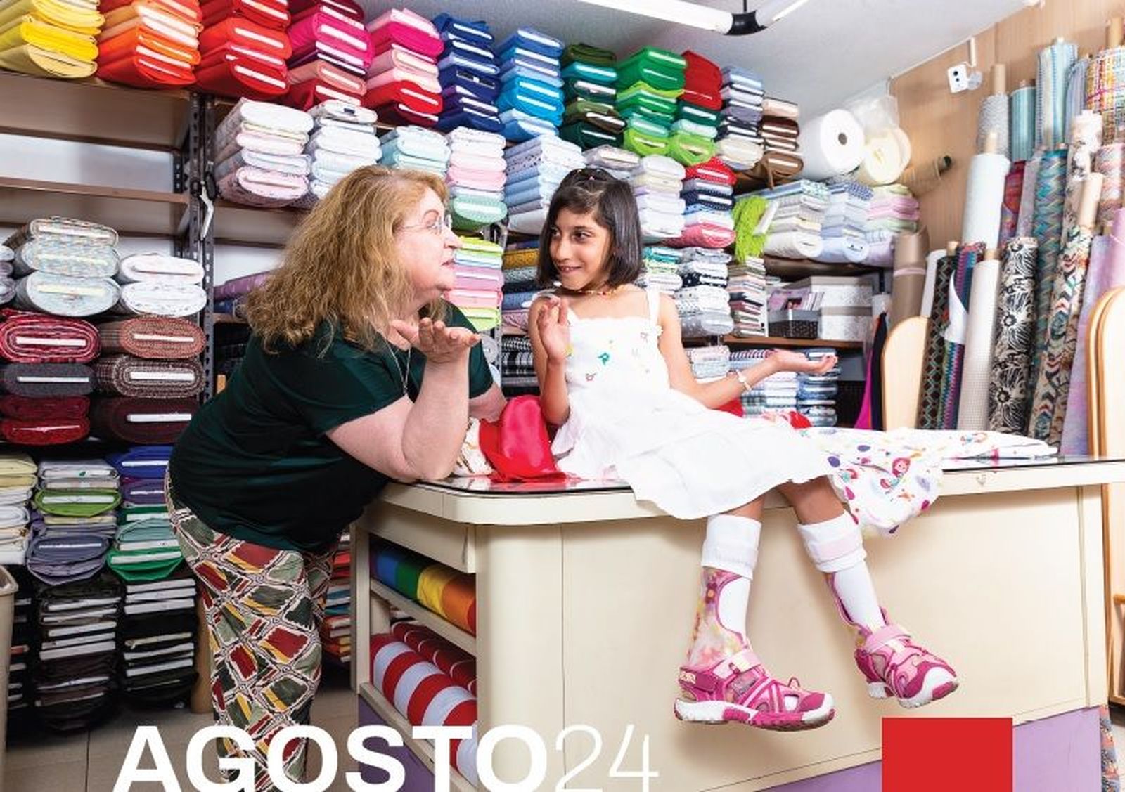 Uno de los meses del calendario de 2024 de Sanagua Aspace Zamora.