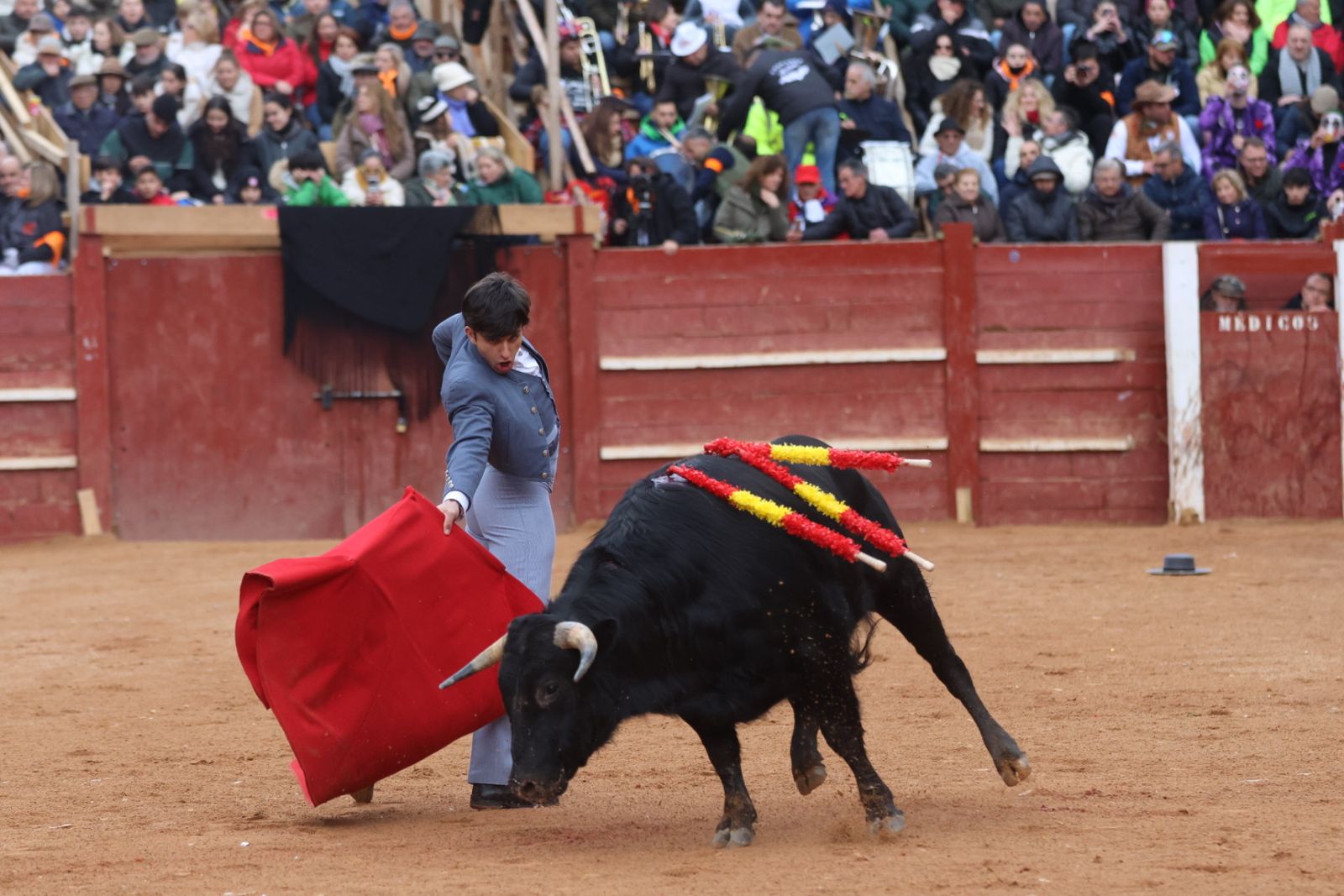 Novillada sin picadores del bolsín taurino y rejones en Ciudad Rodrigo