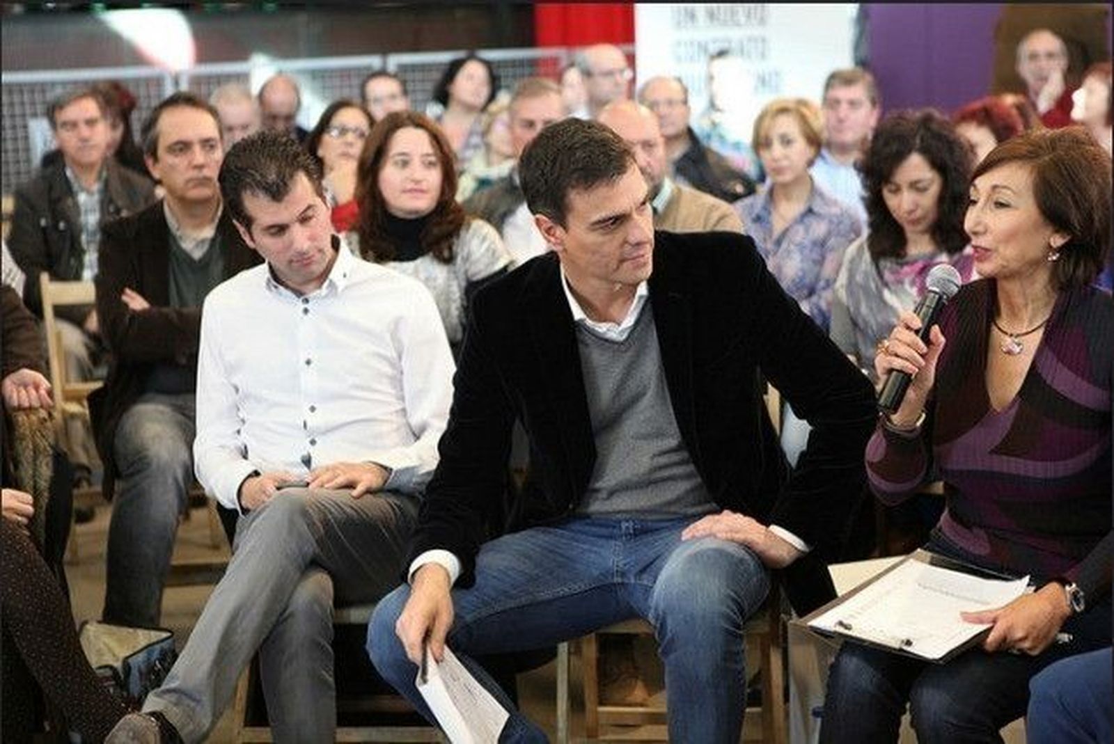 Pedro Sánchez empieza su campaña en Burgos
