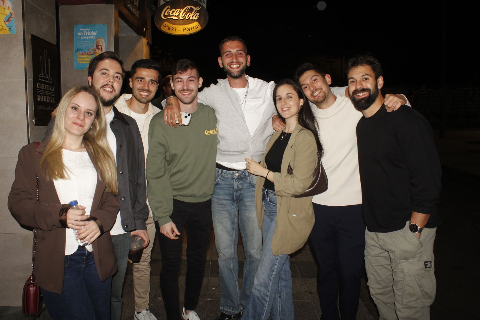 Salamanca de noche, sabado 25 de abril