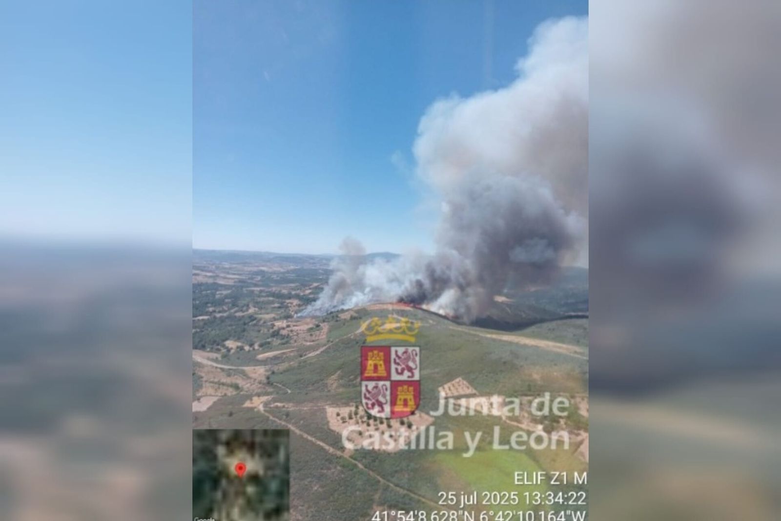 Incendio en Aveleda (Portugal)