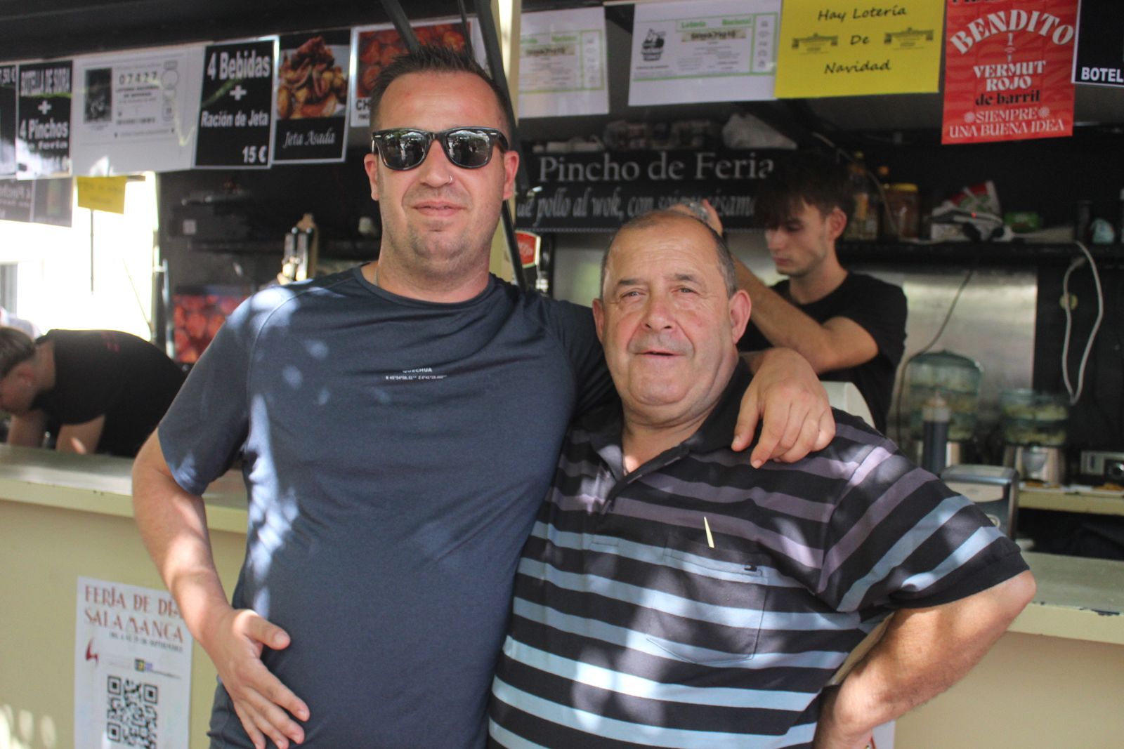 Ambiente en la Feria de Día en el mediodía de este sábado