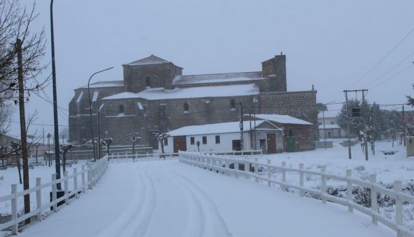 Nieve en Santiago de la Puebla 