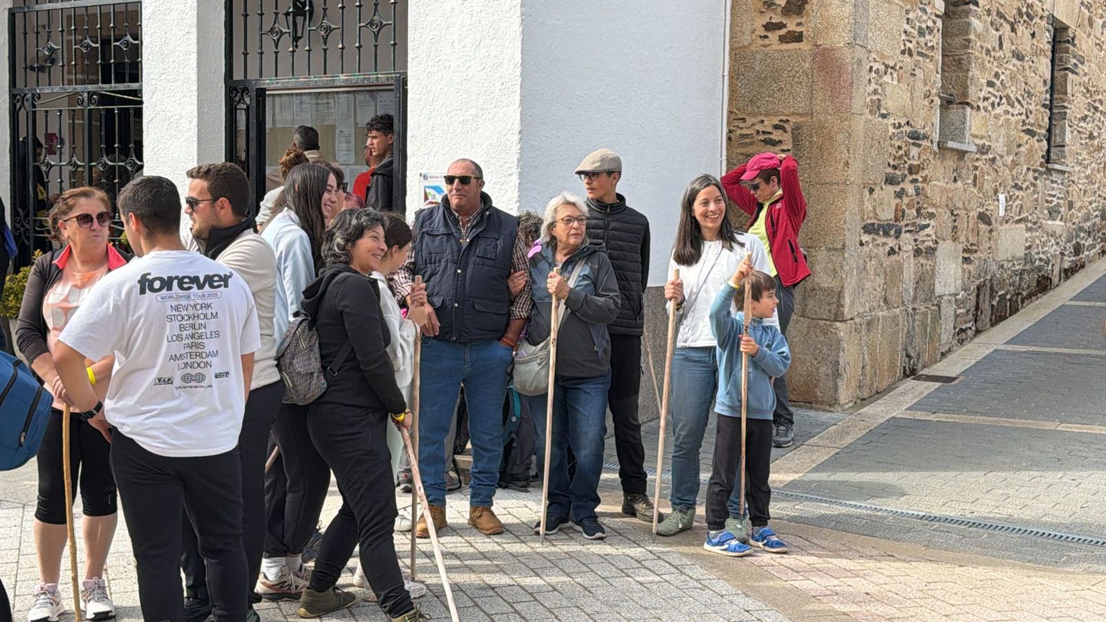 Éxito de participación en la marcha senderista de Saucelle con 250 inscritos