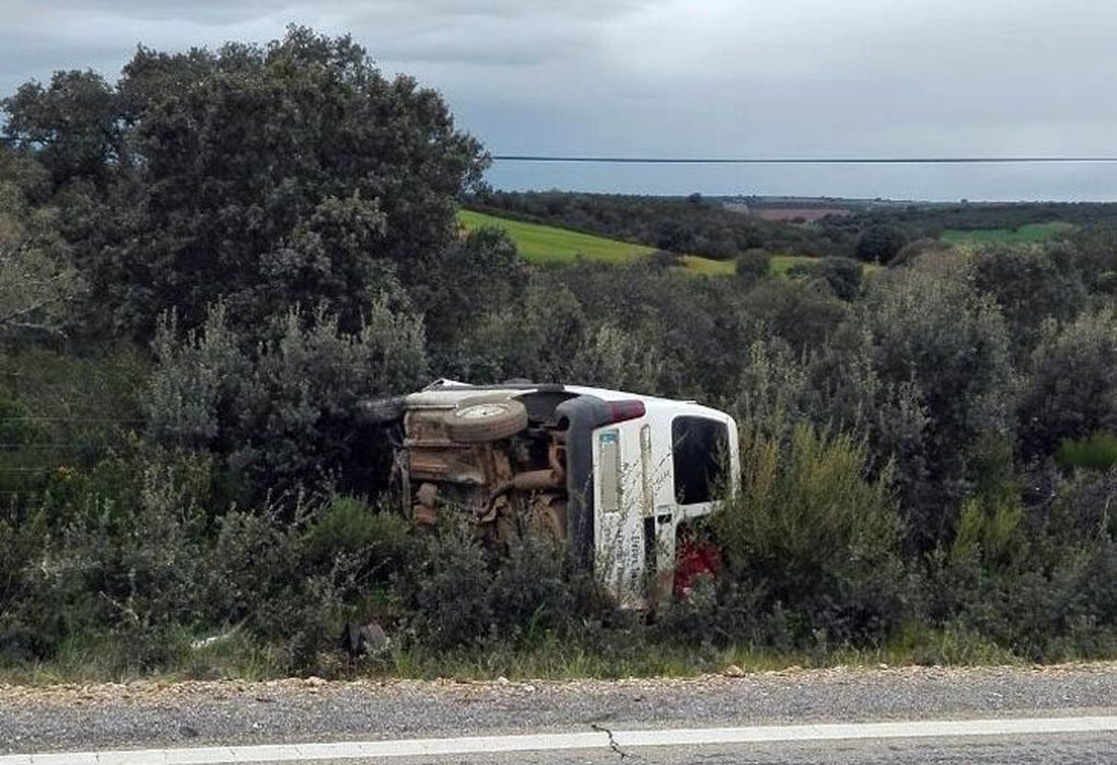 Imagen de archivo de un accidente similar en Zamora