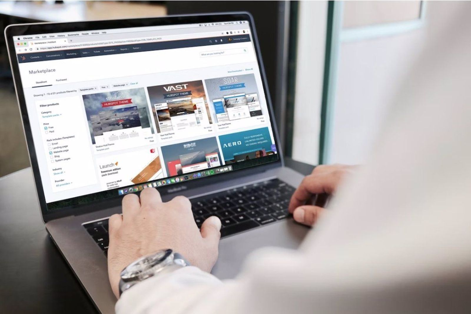 Recurso de una página web para comprar online. EP