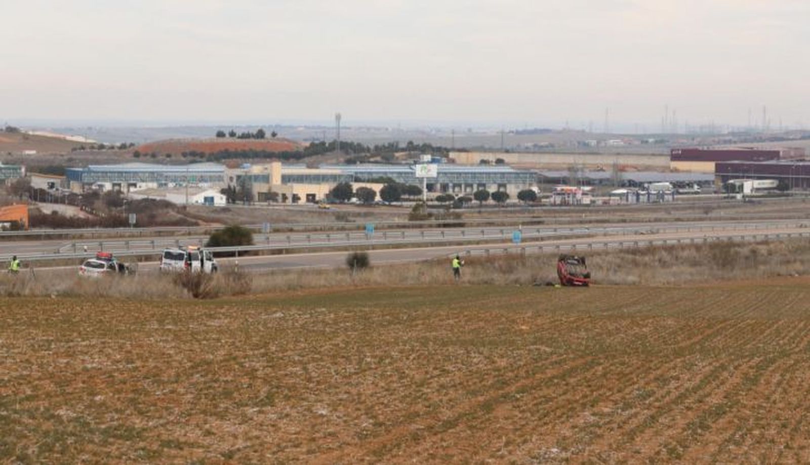  Accidente en la autovía A-62 