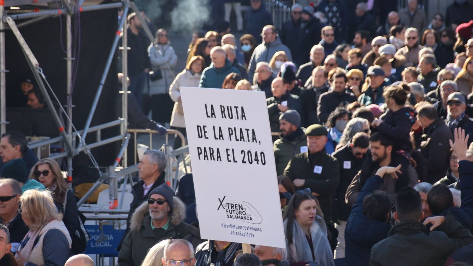 Concentración para exigir mejoras en las conexiones ferroviarias