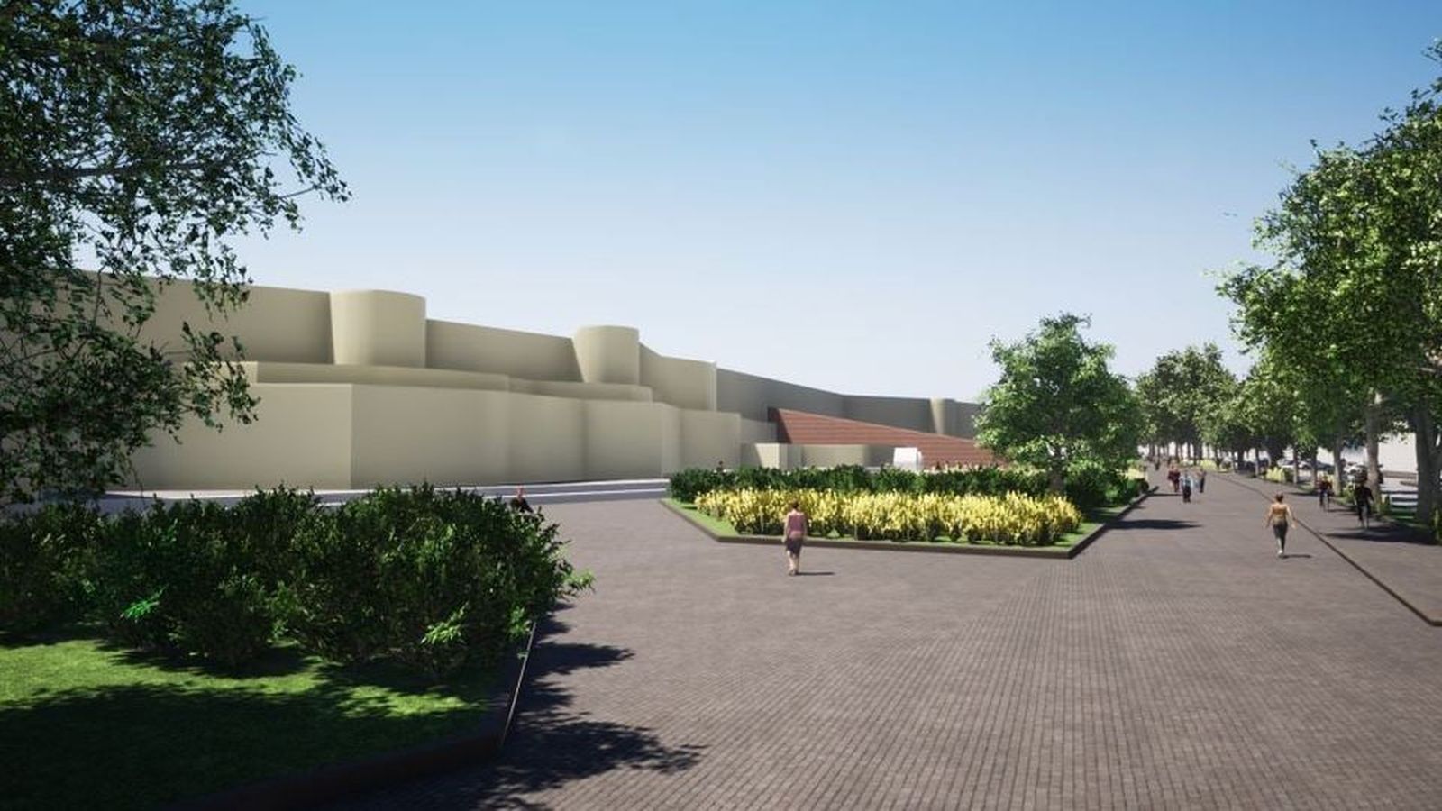 Reproducción virtual del aspecto que tendrá la avenida de la Feria