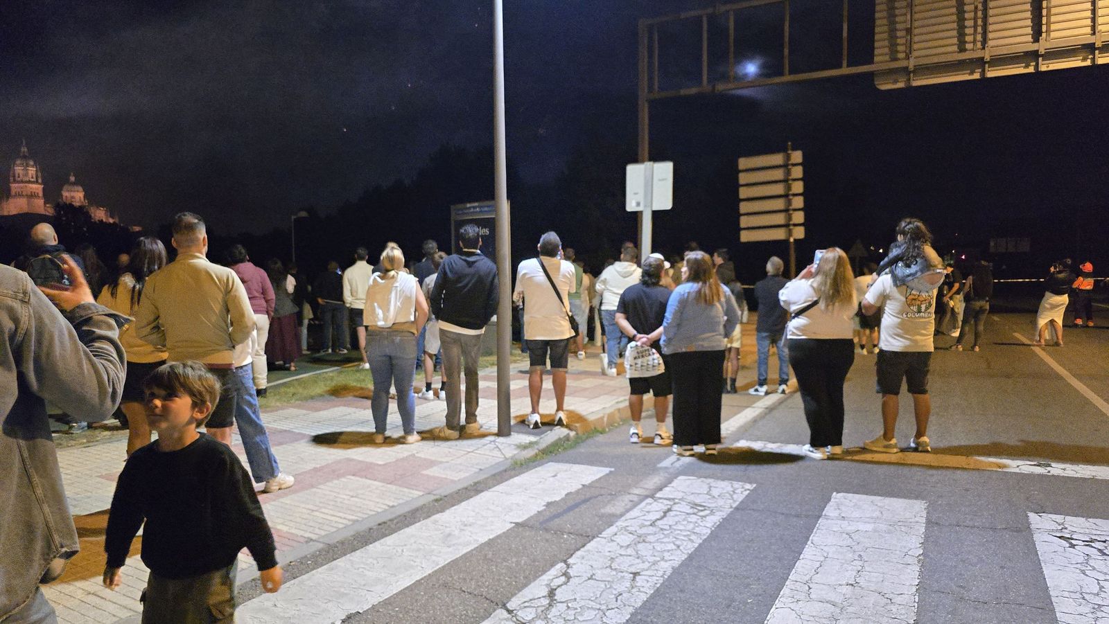 Fuegos artificiales en el entorno del Puente Romano