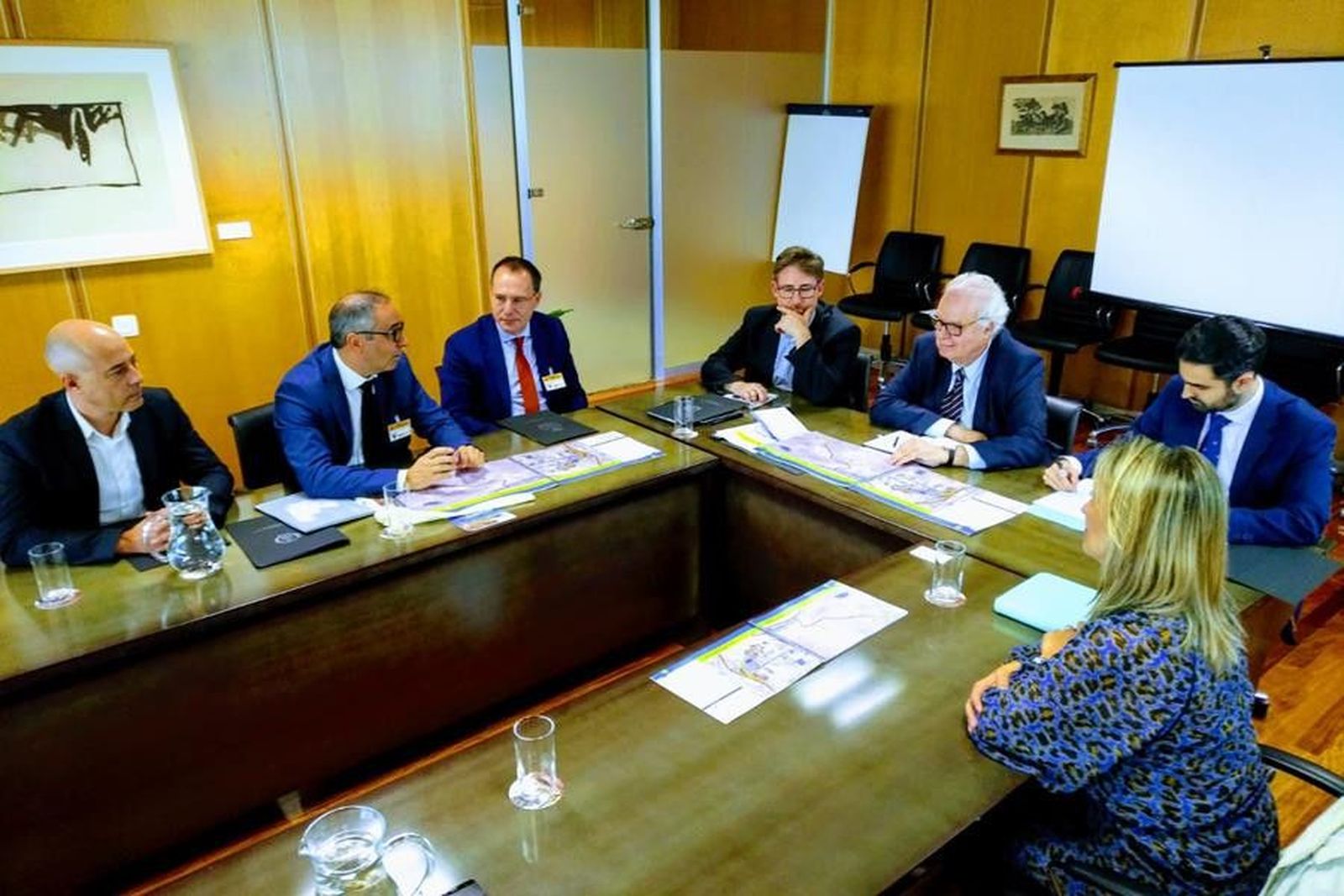 Reunion en el Ministerio (Paseo Castellana 160)