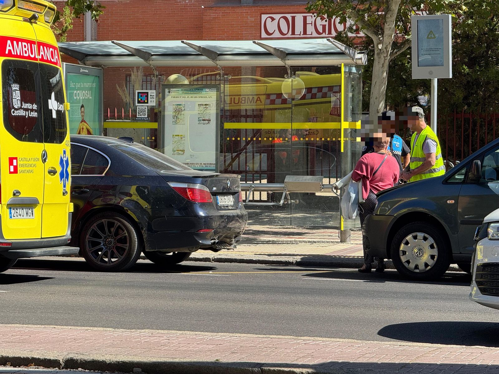 Accidente en la avenida de los Cipreses