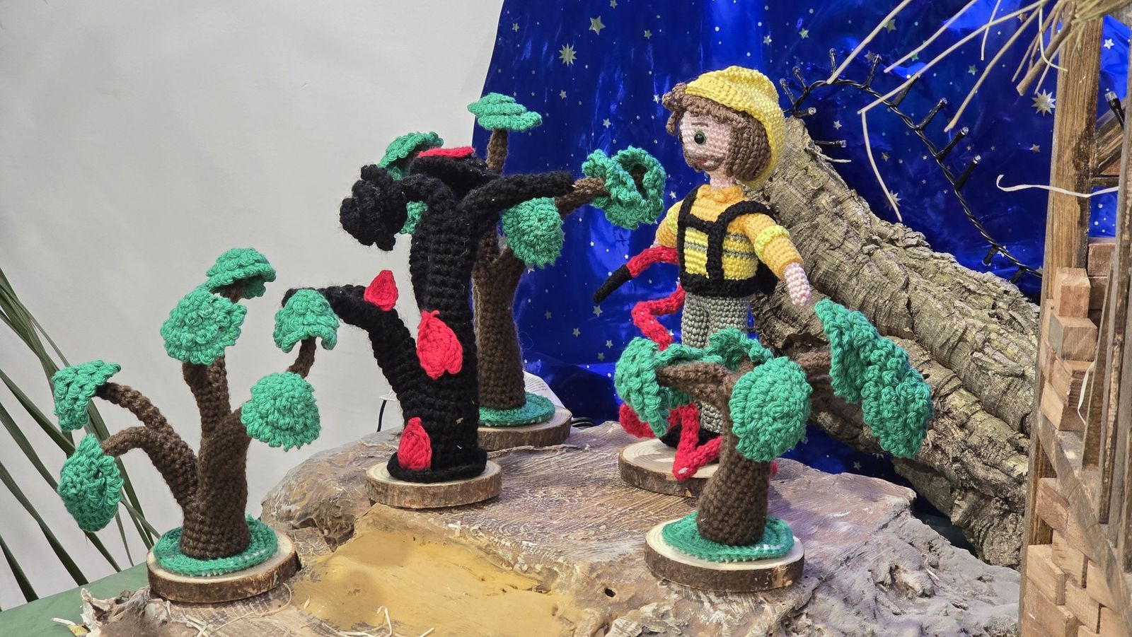 Belén de ganchillo en Victoria Adrados