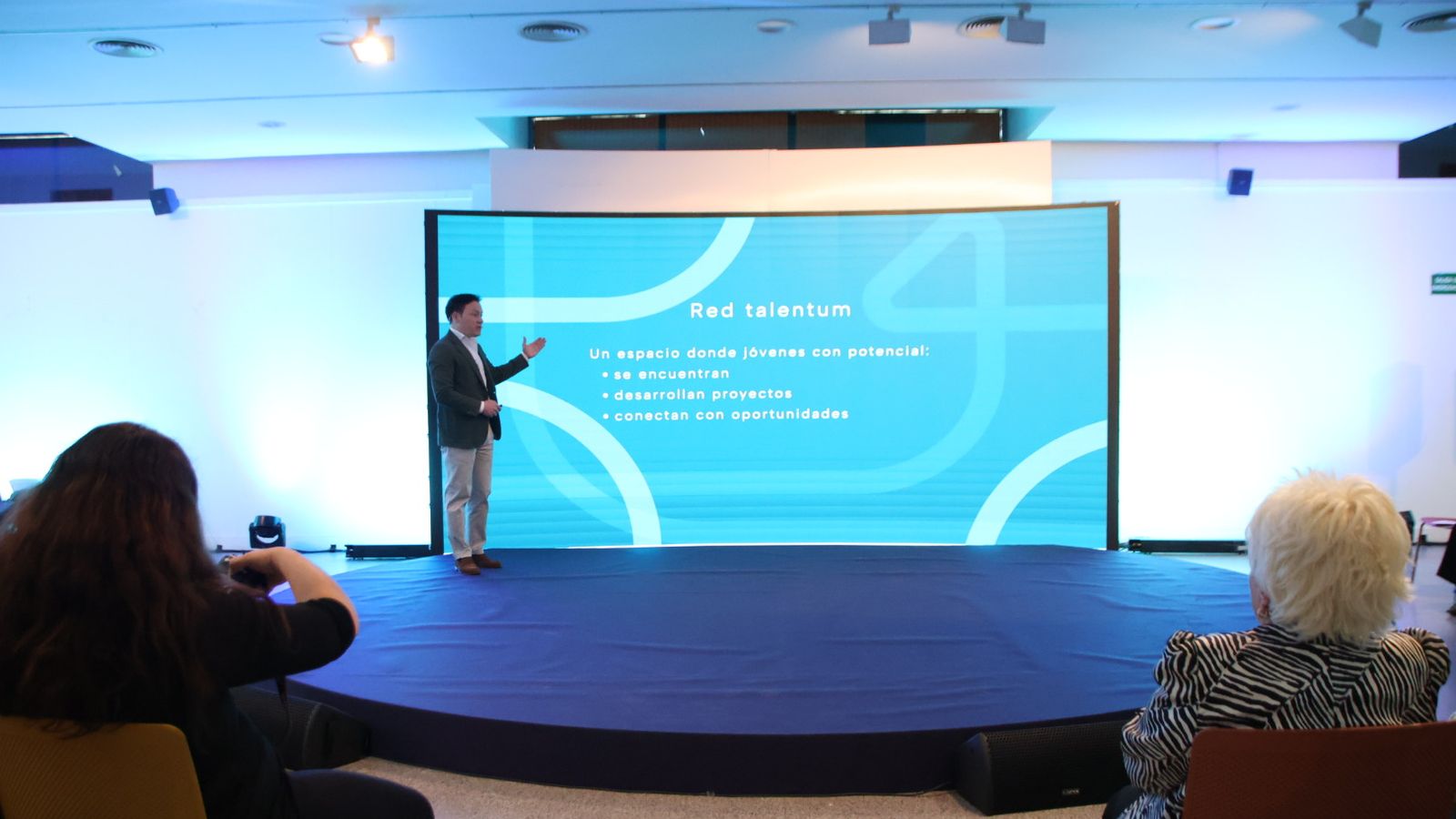 El concejal de Promoción Económica, Pedro Martínez, presenta Talemtun en el marco de Salamanca Tech Summit