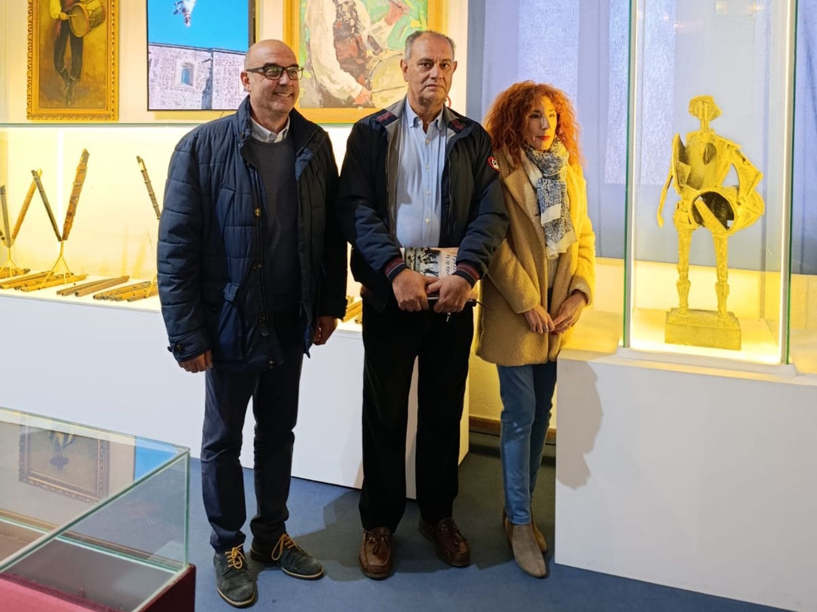 La escultura 'Tamborilero' de Venancio Blanco ya se encuentra en el Museo del Tamborilero de Ciudad Rodrigo