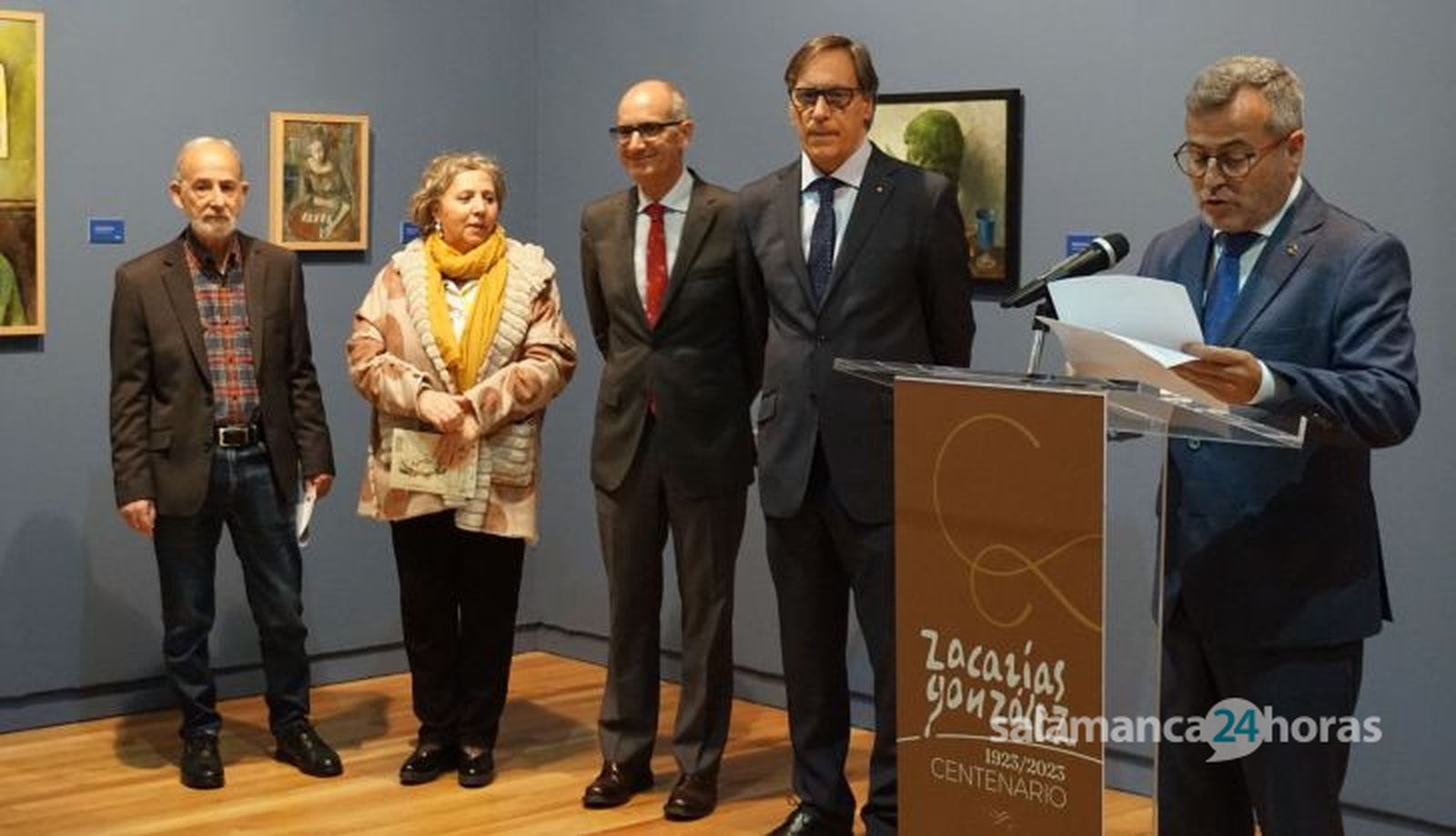 Exposición de pintura Zacarías González, centenario de su nacimiento en San Eloy (16)