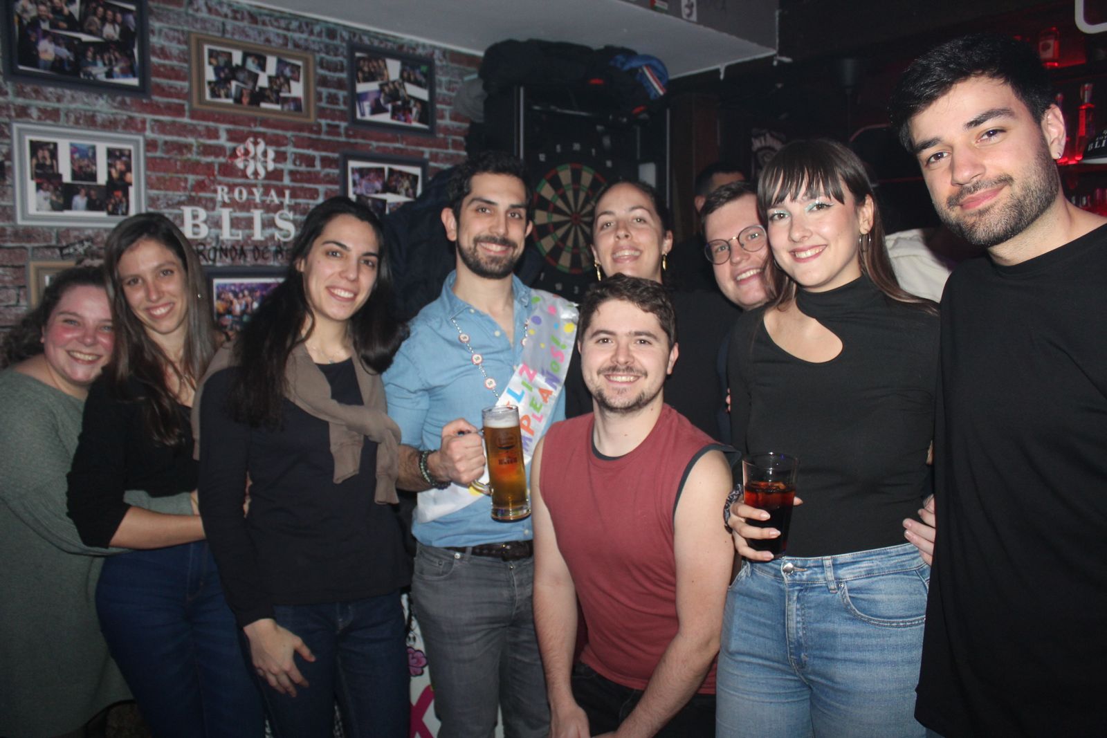 Salamanca de noche, sabado 24 de enero