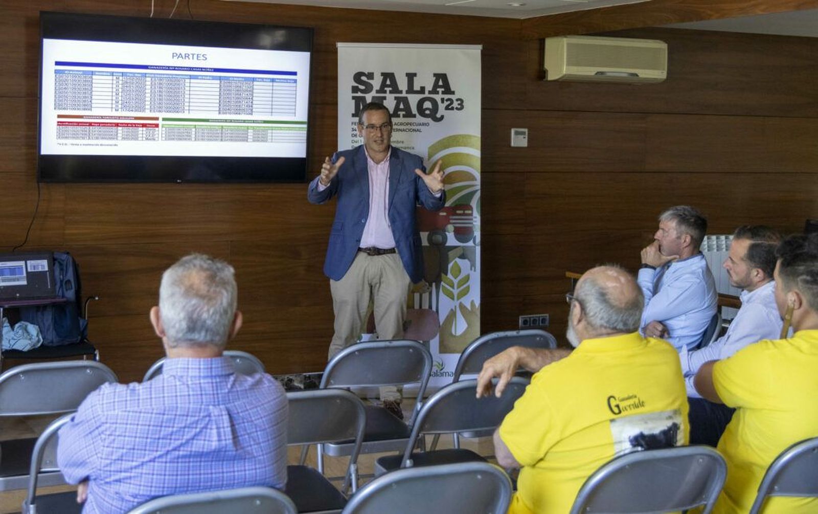 Jornada profesional en Salamaq Situación del programa de cría. Foto Salamaq Diputación de Salamanca