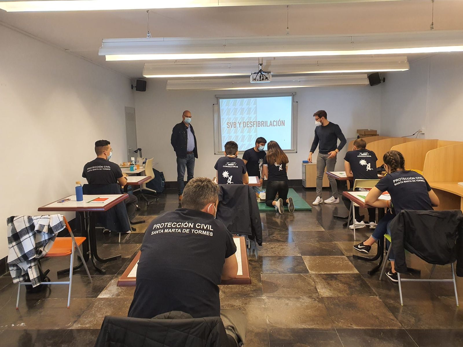 Protección Civil de Santa Marta refuerza sus conocimientos sobre reanimación cardiopulmonar