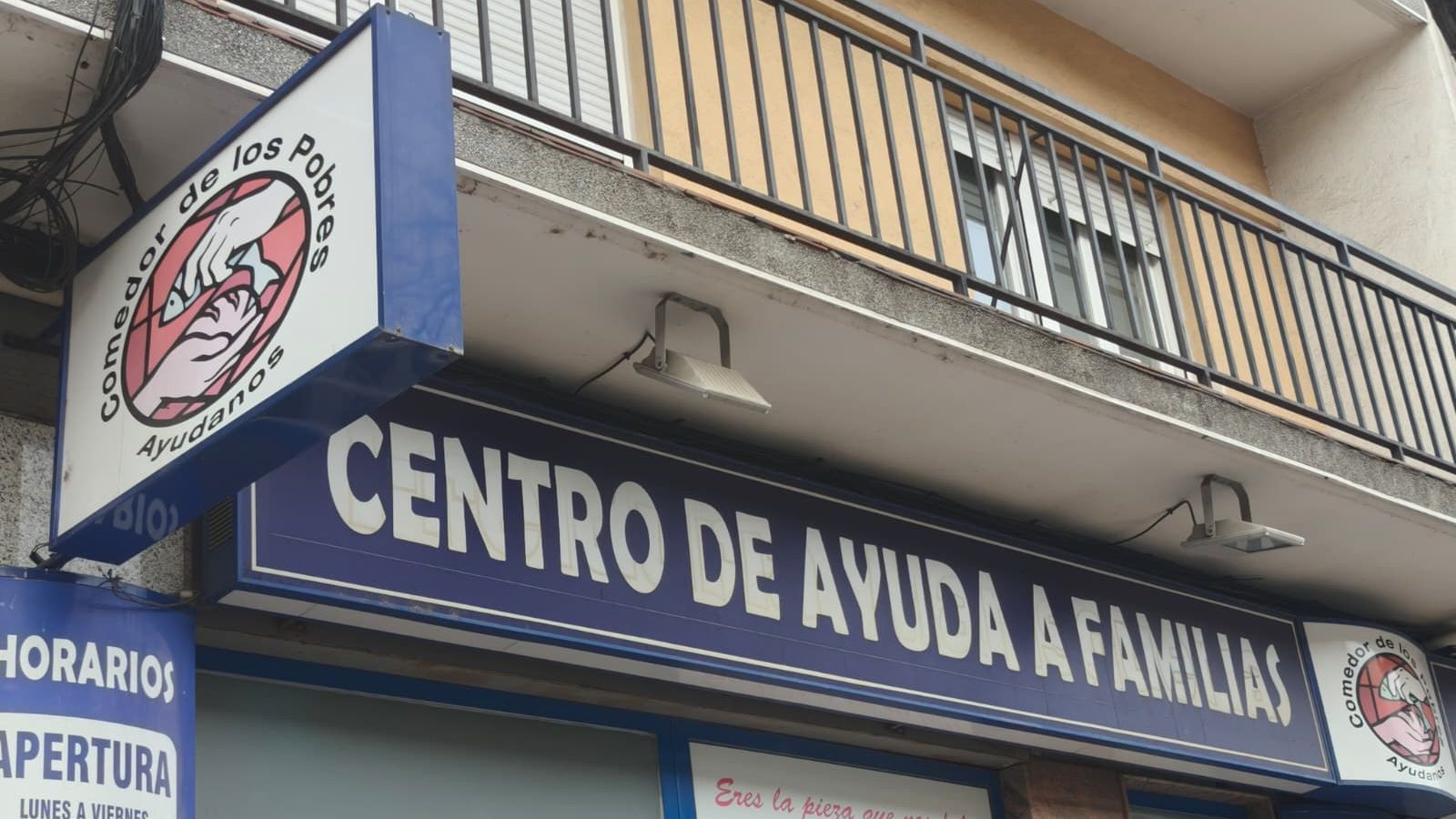 Comedor de los Pobres situado en el paseo de la Estación