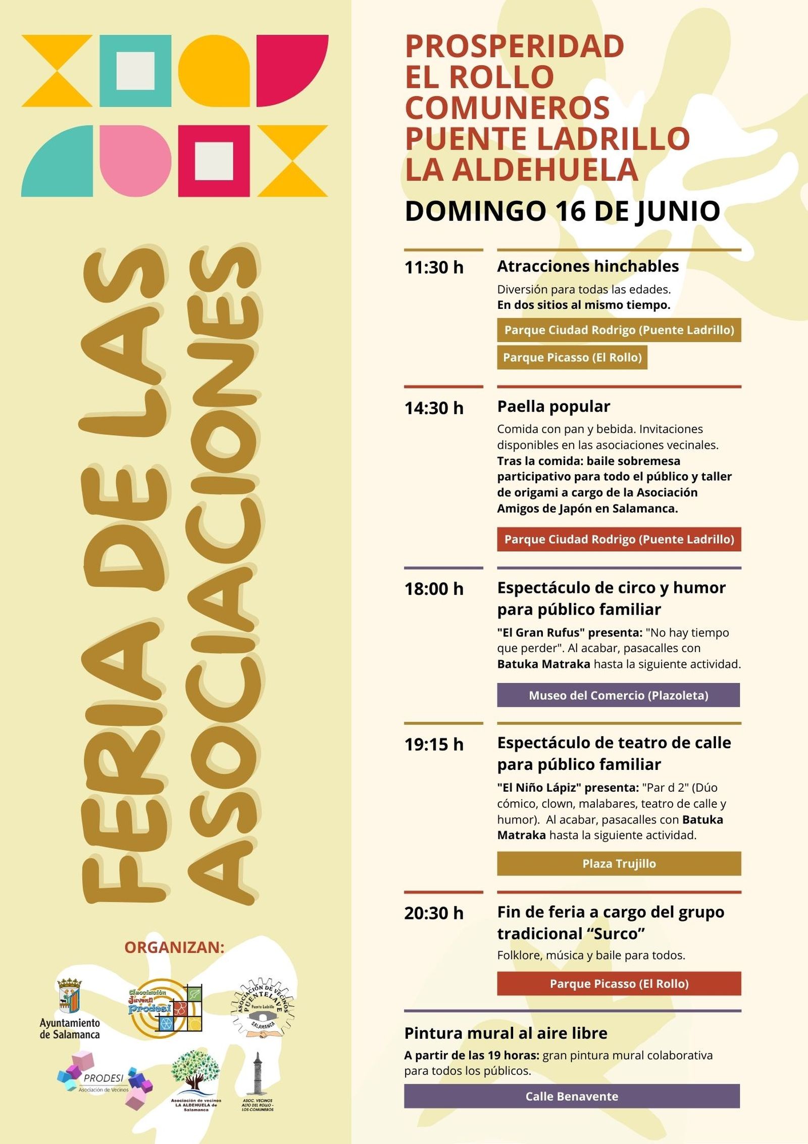 Feria Asociaciones programa