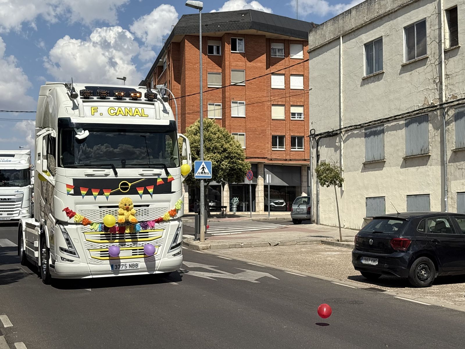 GALERÍA | Los transportistas celebran San Cristobal por las calles de Zamora
