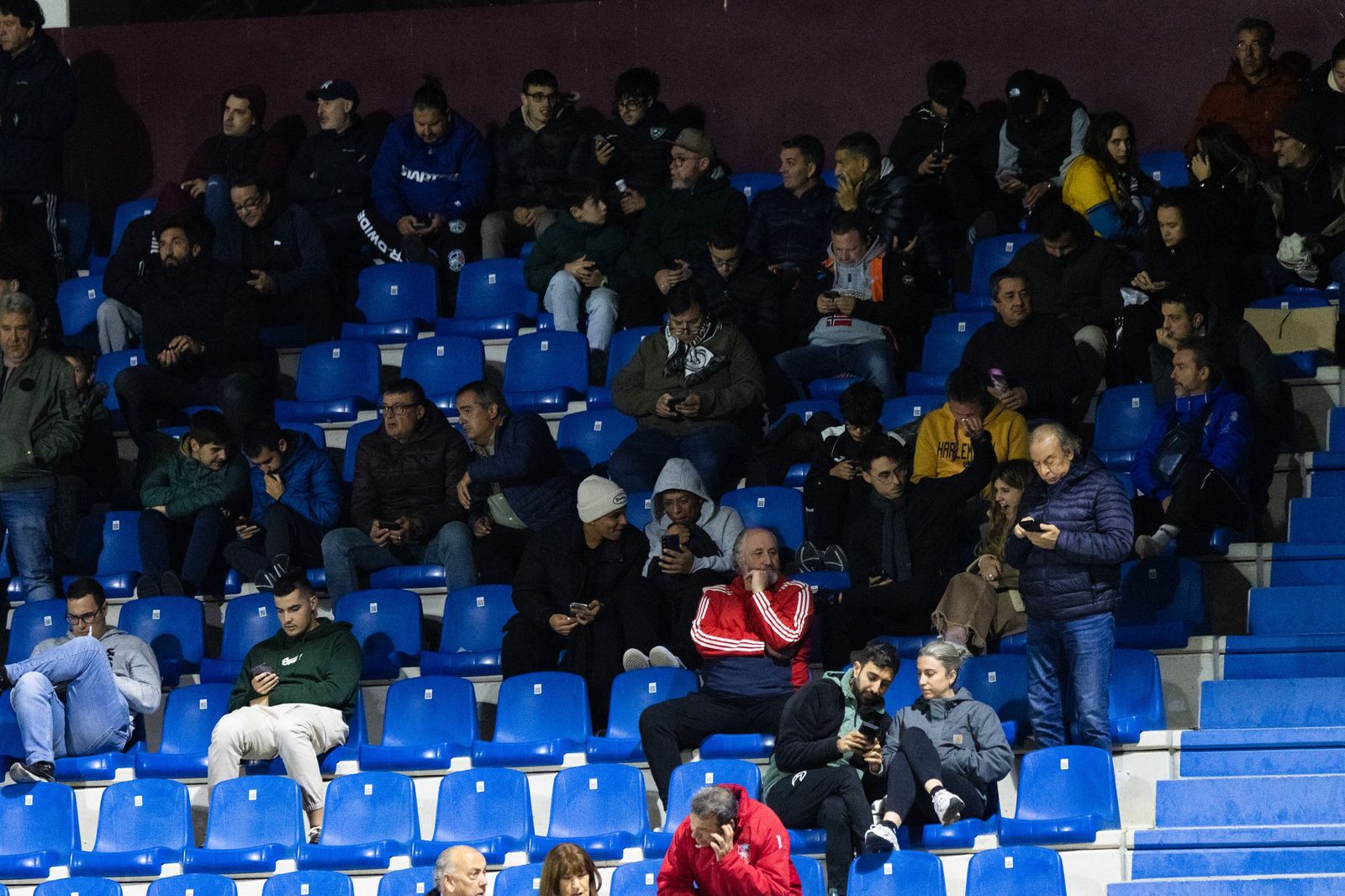 Partido entre Unionistas y Pontevedra en el Reina Sofía