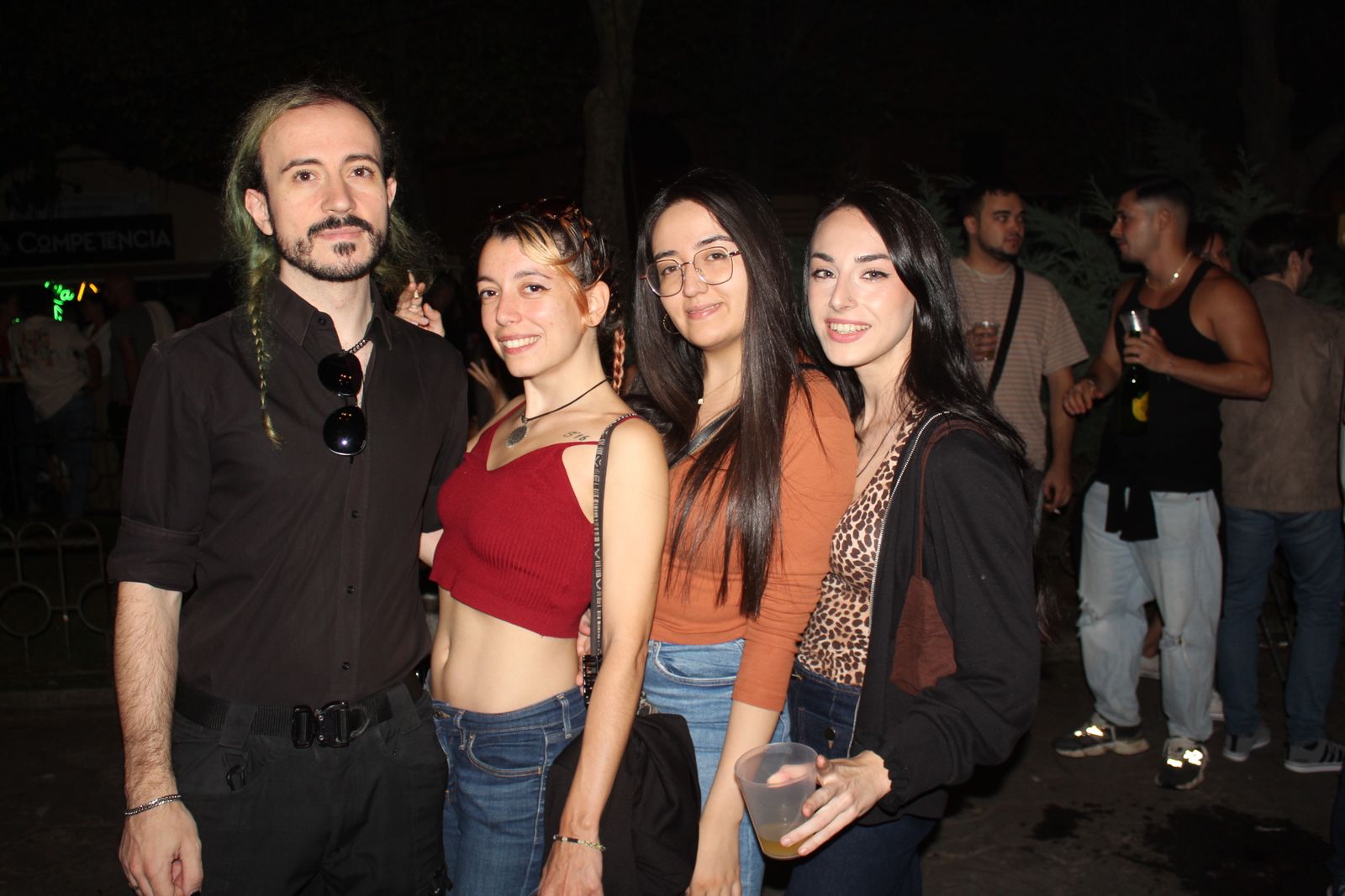 Ambiente en la Feria de Día en la tarde de este jueves
