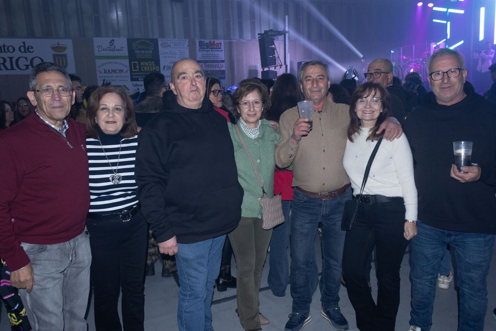 Salamanca de noche, sábado del Carnaval del Toro de Ciudad Rodrigo