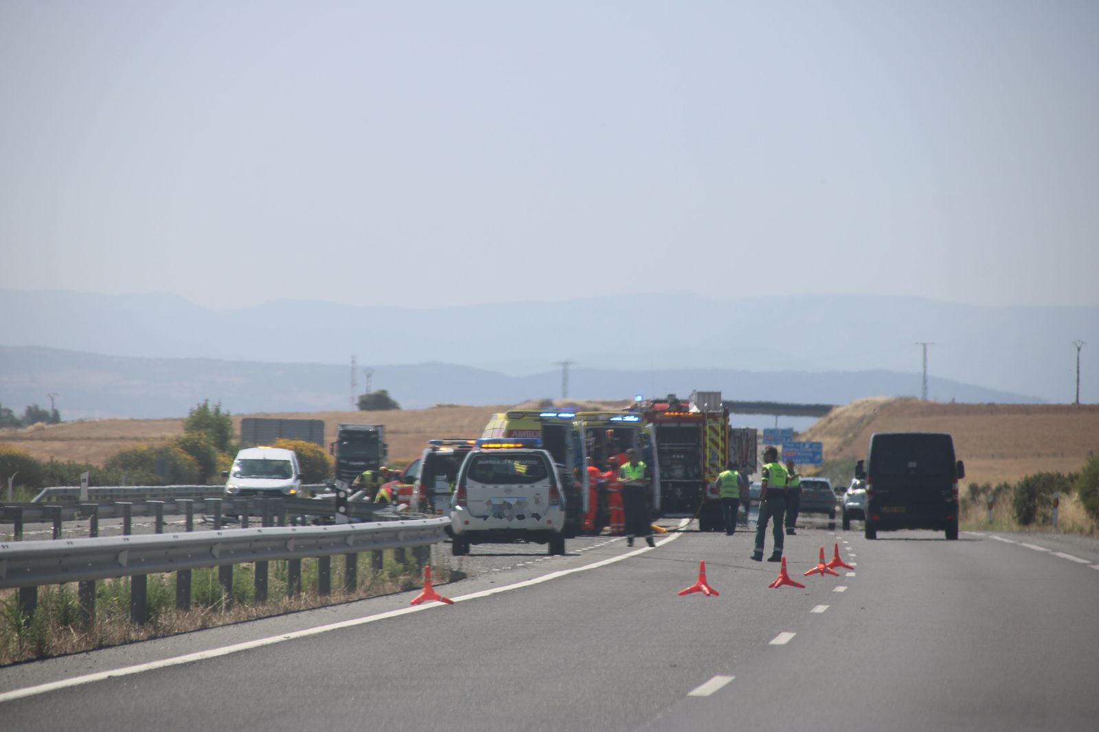 Accidente en la A 66 a la altura de Buenavista (6)