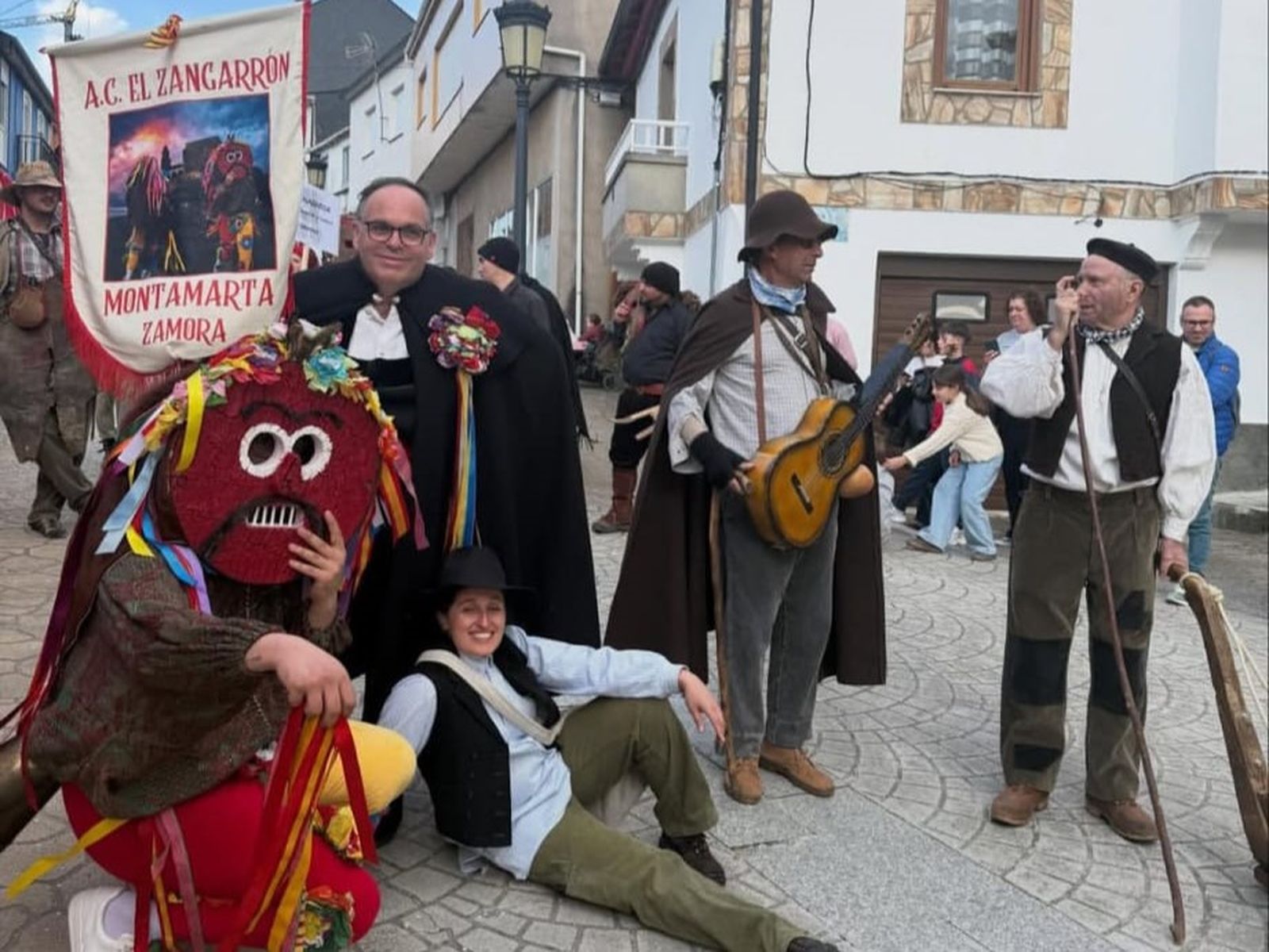 Zangarrón Montamarta en el XI Festival Internacional de Mascarada Ibérica