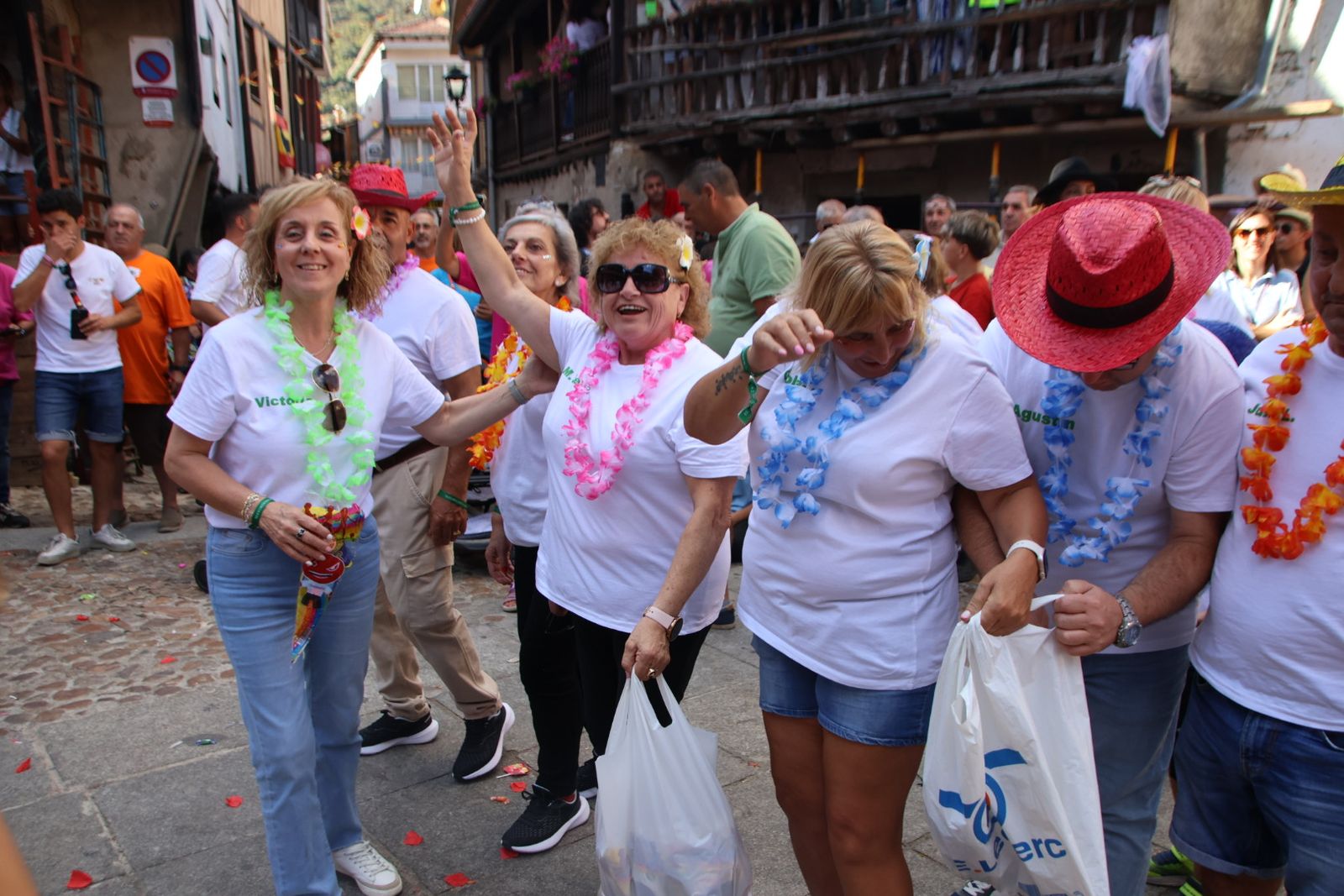 San Esteban de la Sierra, desfile de carrozas y disfraces