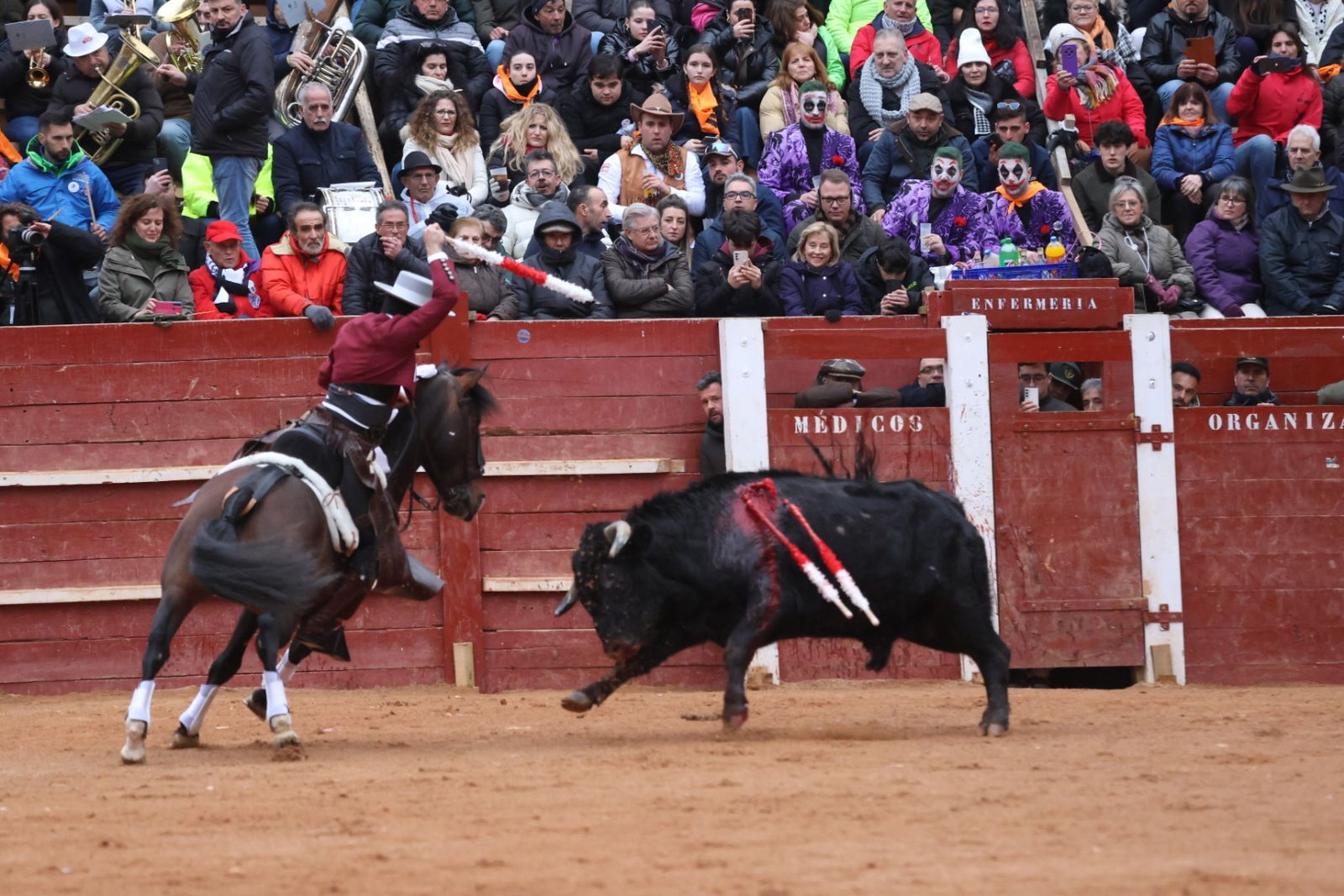 Novillada sin picadores del bolsín taurino y rejones en Ciudad Rodrigo