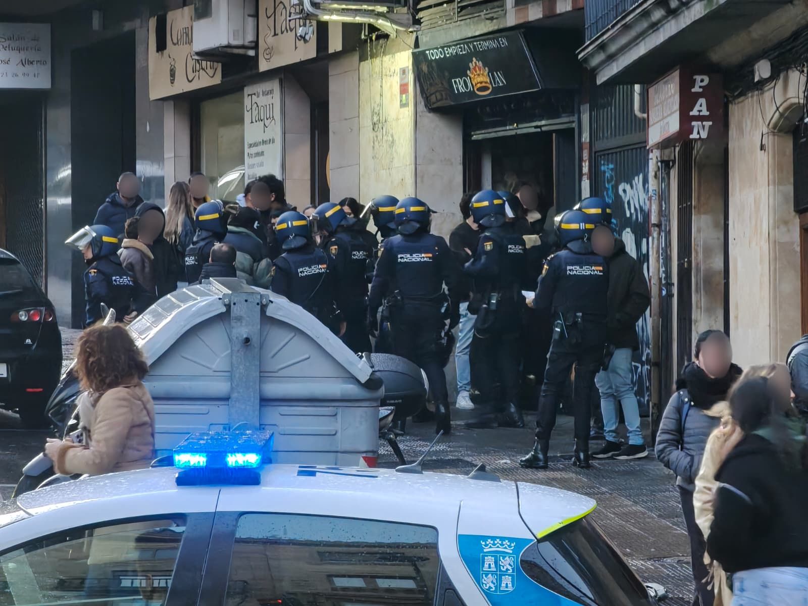 Redada en el after de la cuesta de Sancti-Spiritus