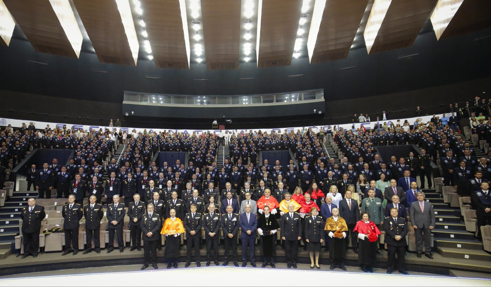 Clausura del primer grado en Estudios Policiales del Centro Universitario de Formación de la Policía Nacional