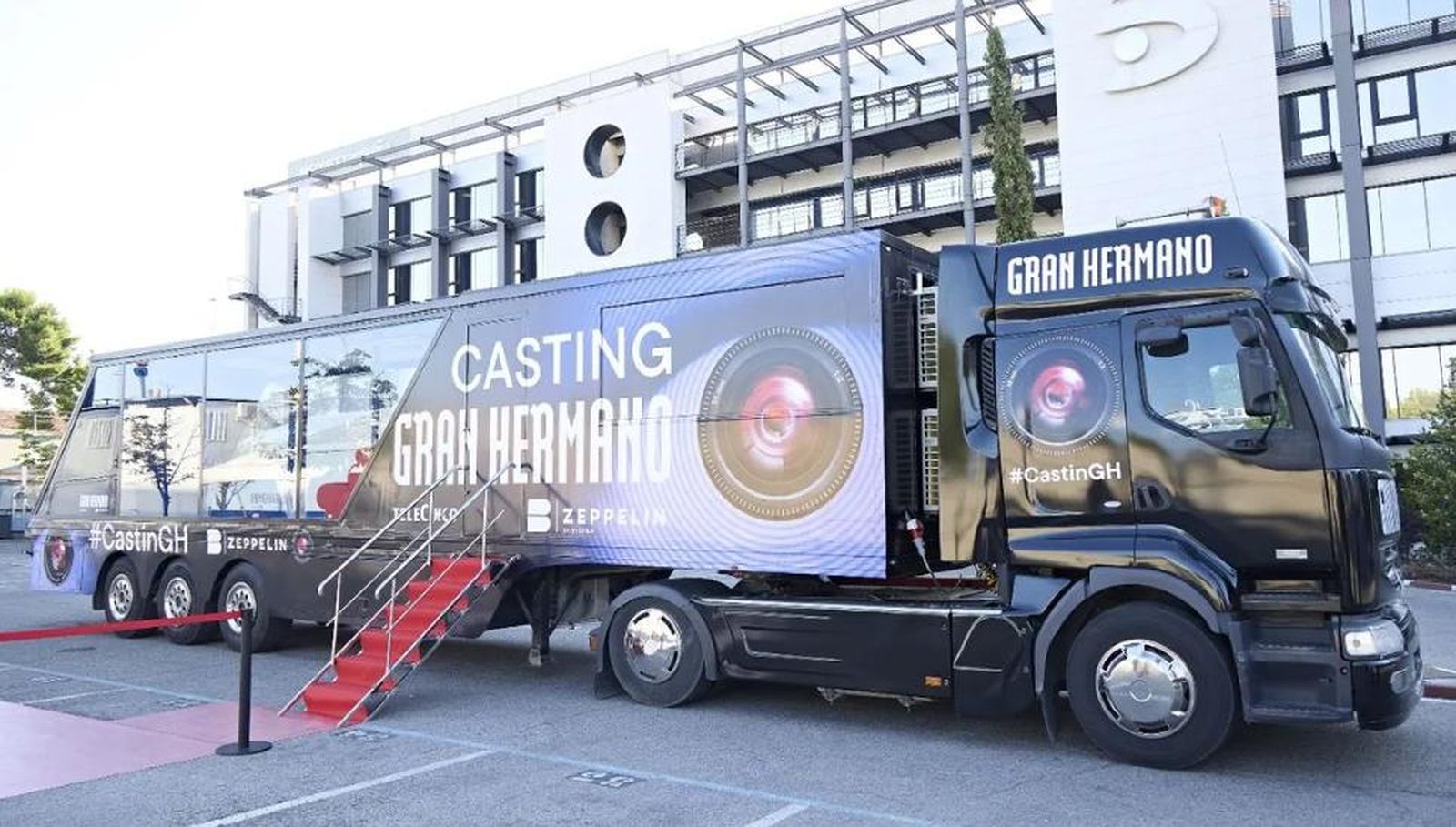 Camión de Gran Hermano. Foto vía web Telecinco Camión de Gran Hermano. Foto vía web Telecinco