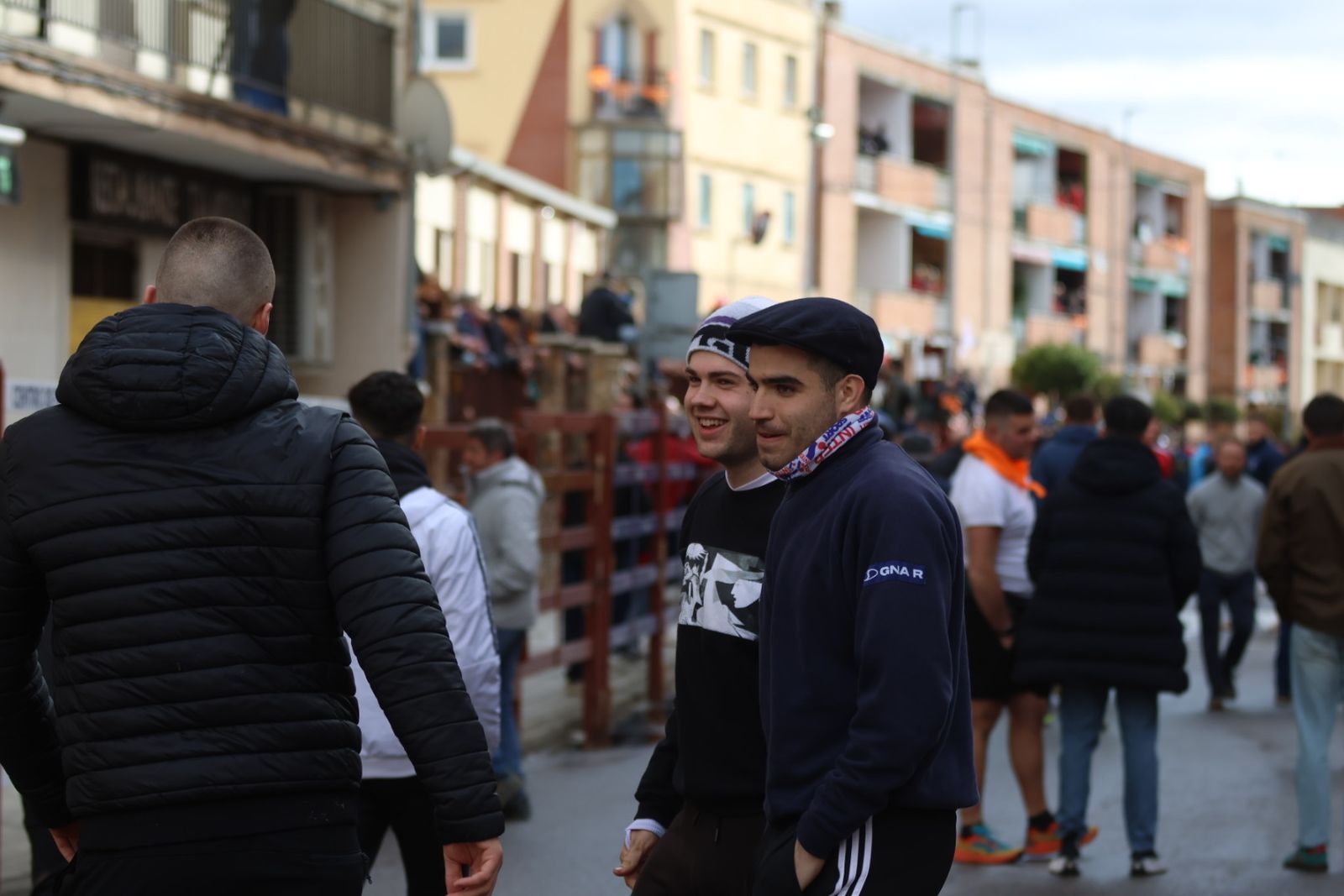 Ambiente del Encierro tradicional del lunes 17 de febrero