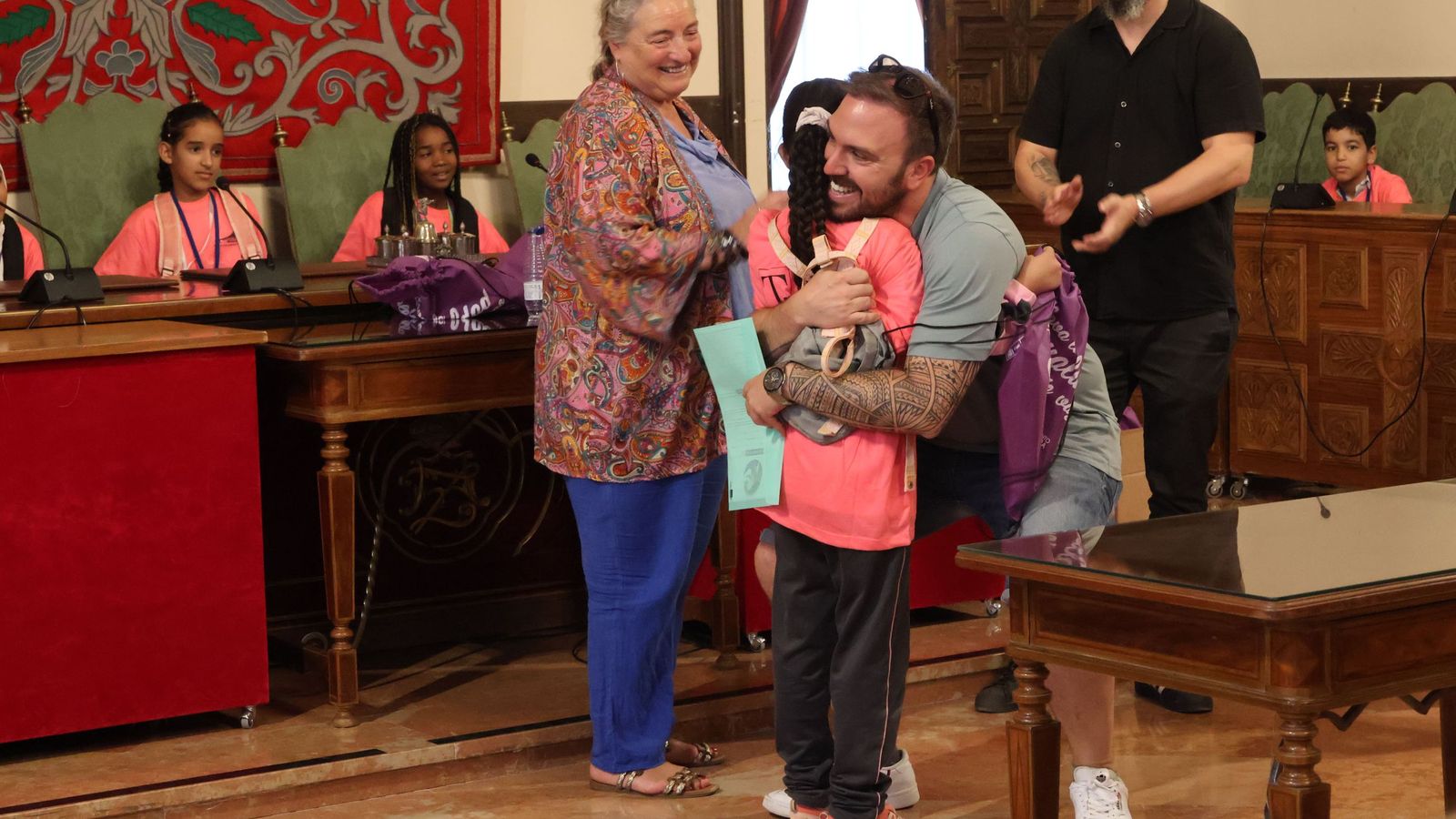 Llegada de los niños Saharauis y encuentro con las familias de acogida